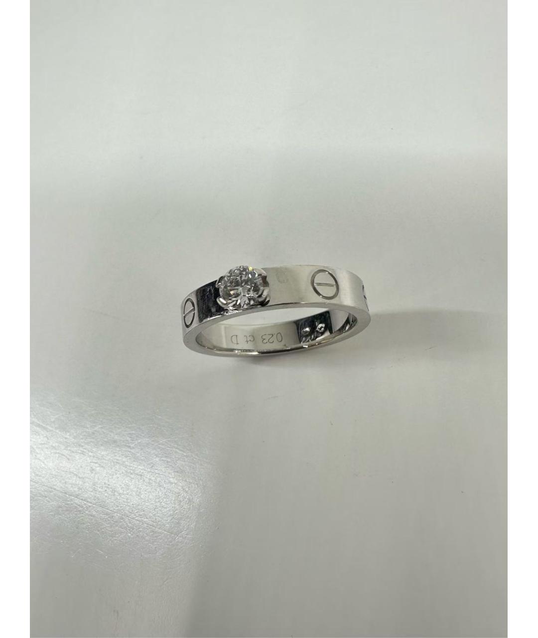 CARTIER Серебряное кольцо из белого золота, фото 2