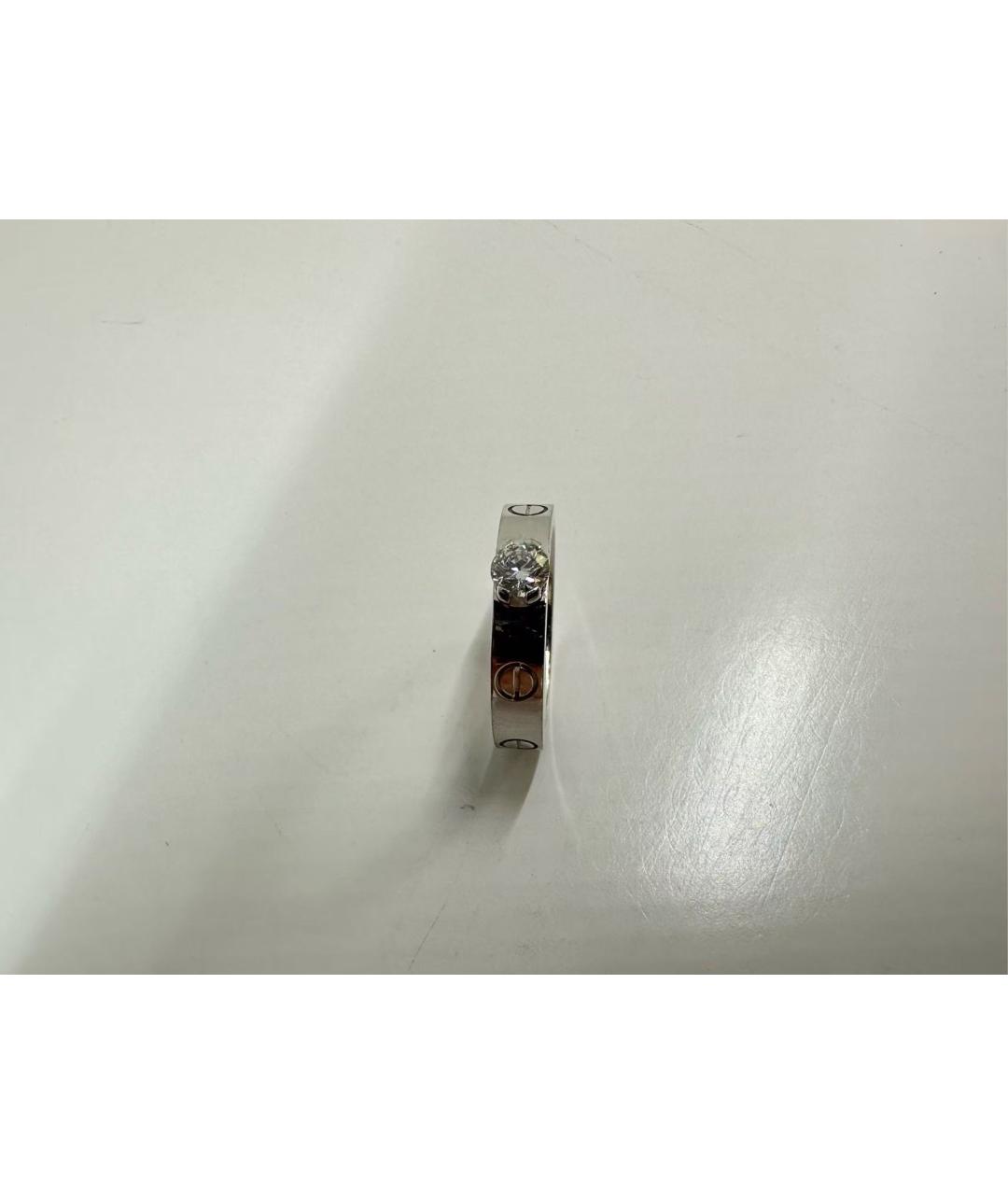 CARTIER Серебряное кольцо из белого золота, фото 4