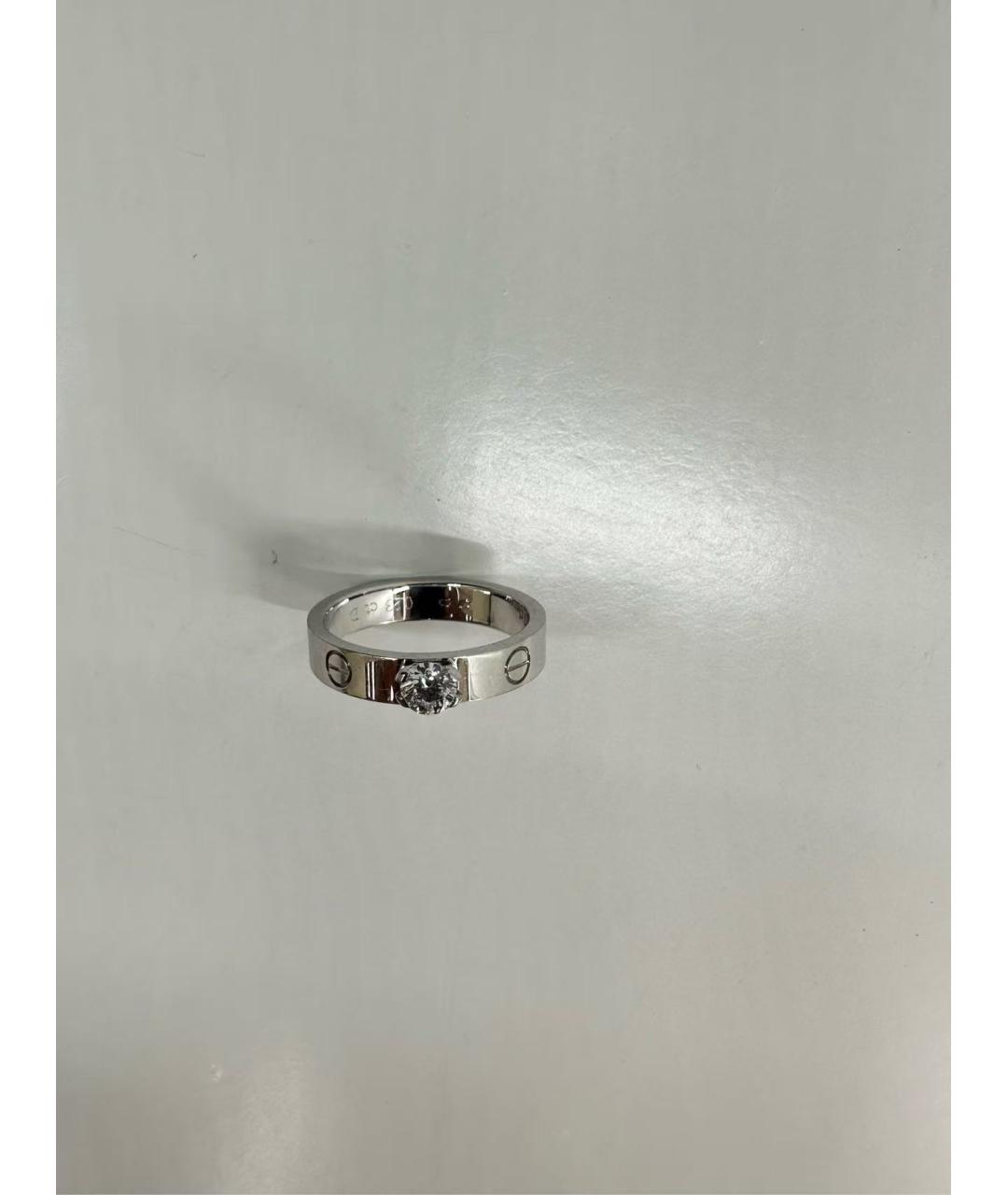 CARTIER Серебряное кольцо из белого золота, фото 3