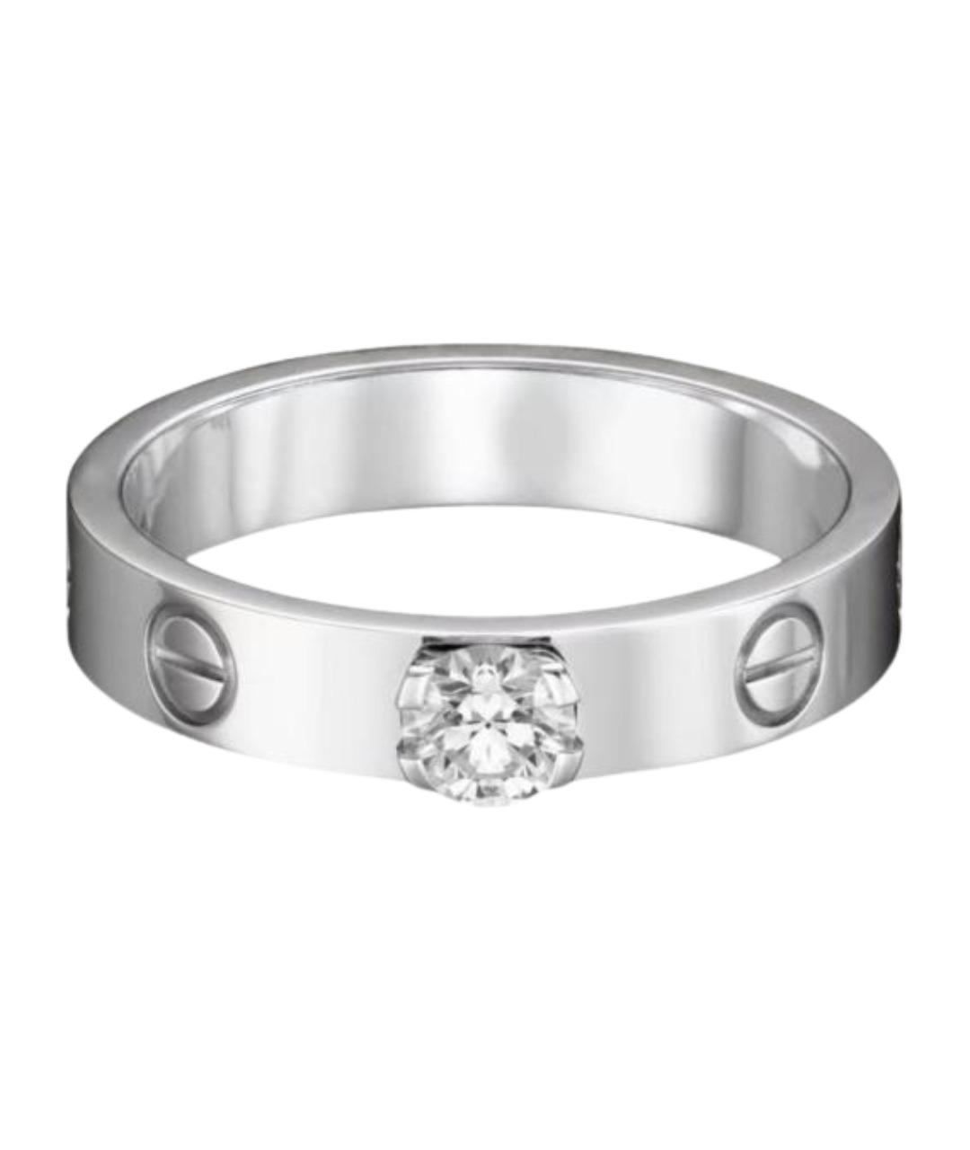 CARTIER Серебряное кольцо из белого золота, фото 1