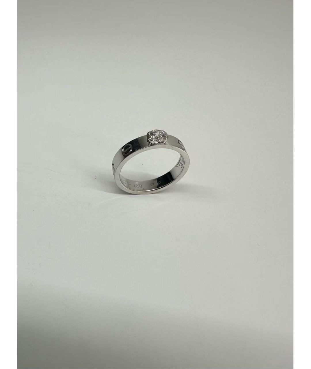 CARTIER Серебряное кольцо из белого золота, фото 5