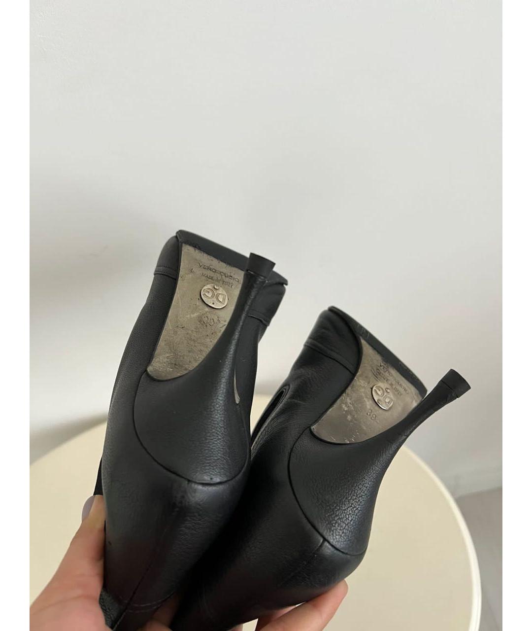 DOLCE&GABBANA Черные кожаные ботинки, фото 7