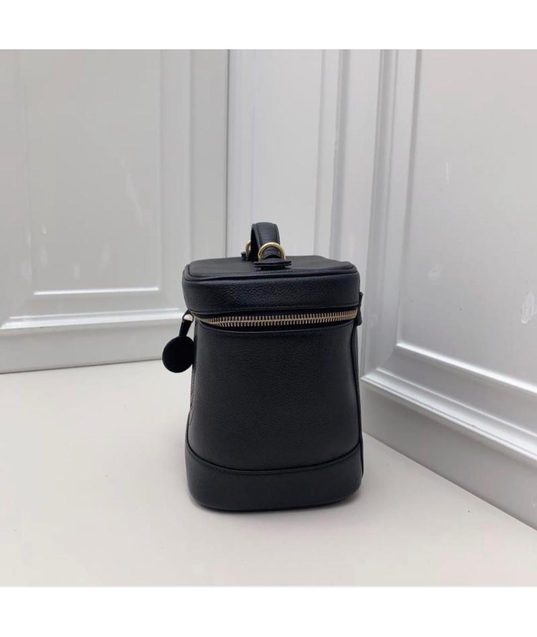 CHANEL Черная кожаная сумка через плечо, фото 6