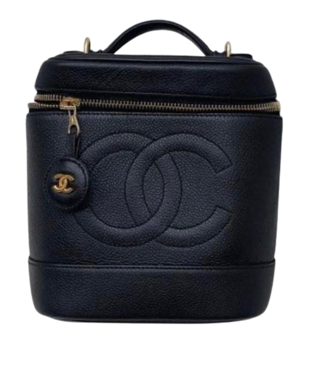 CHANEL Черная кожаная сумка через плечо, фото 1