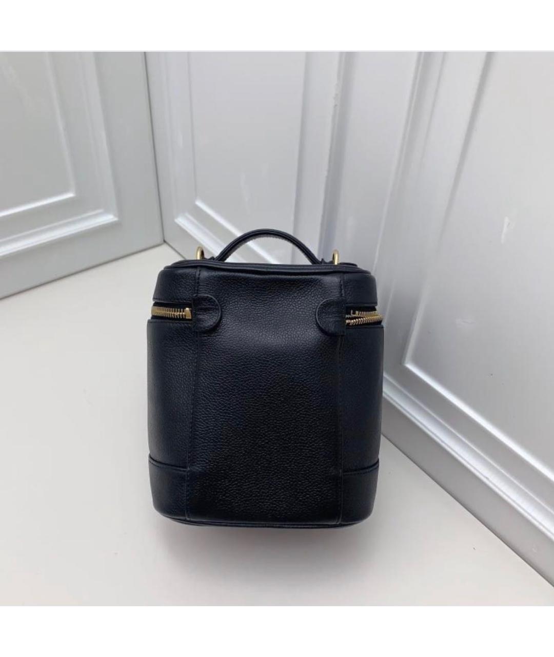 CHANEL Черная кожаная сумка через плечо, фото 3