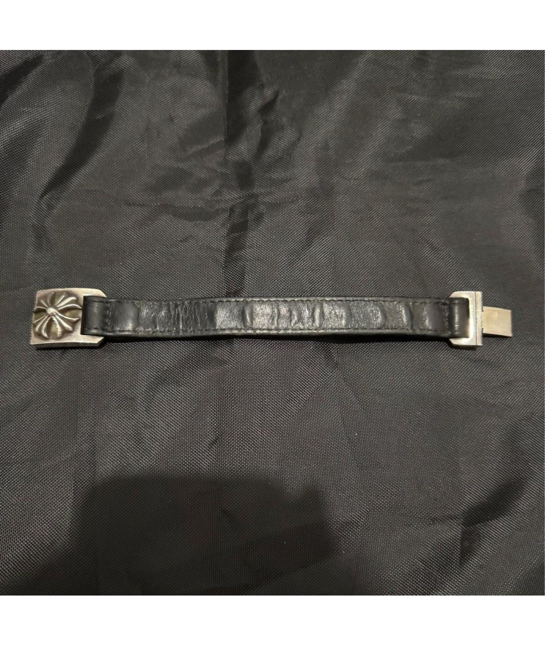 CHROME HEARTS Черный серебряный браслет, фото 8