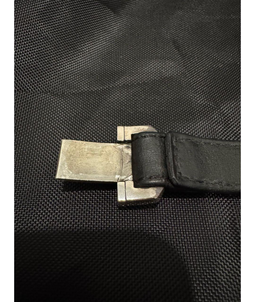 CHROME HEARTS Черный серебряный браслет, фото 4