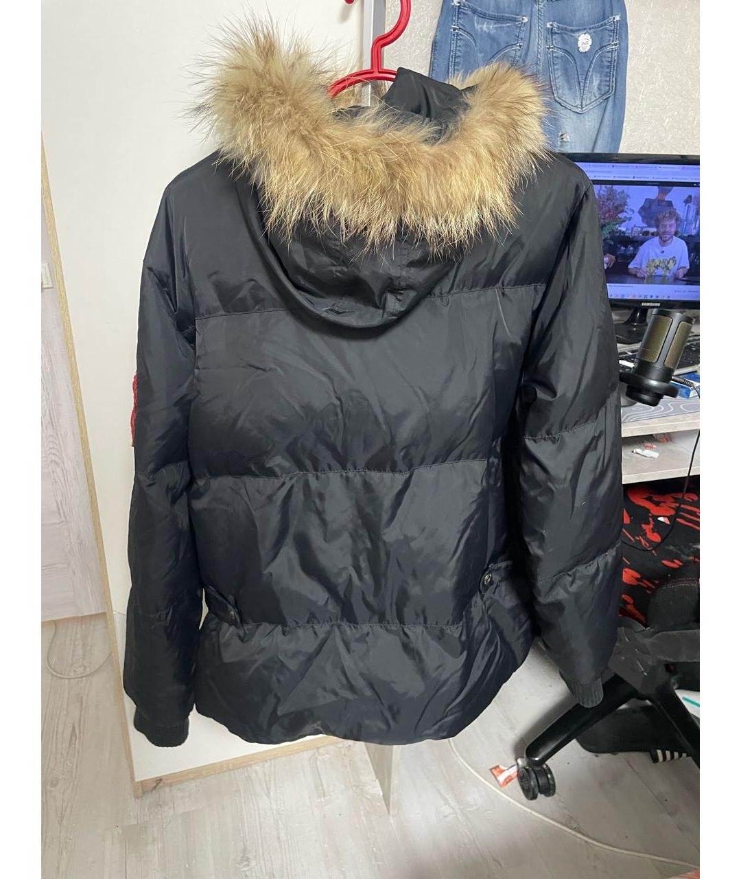 DSQUARED2 Черный полиамидовый пуховик, фото 2