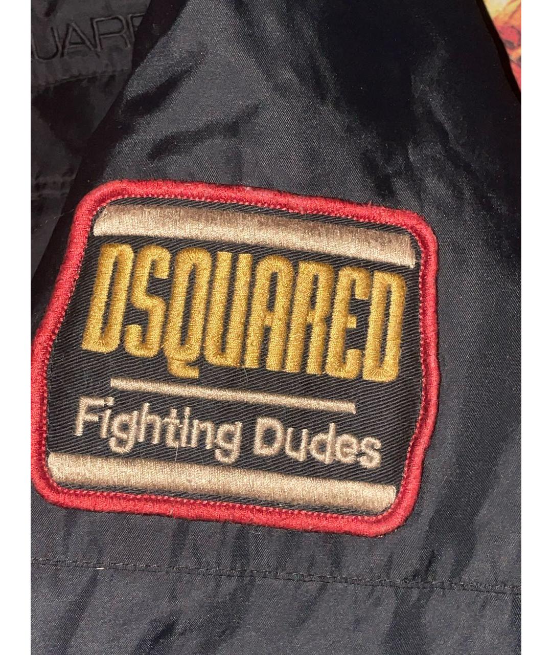 DSQUARED2 Черный полиамидовый пуховик, фото 5