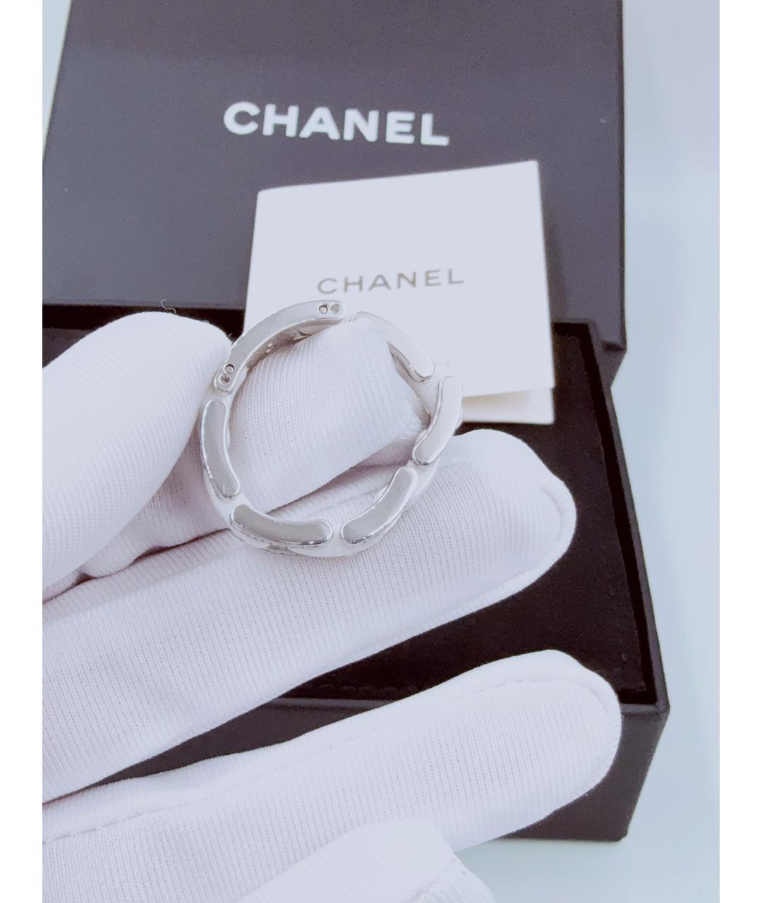 CHANEL Серебряное кольцо из белого золота, фото 4