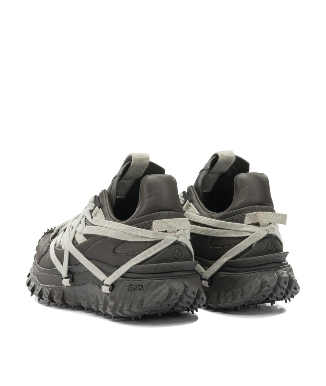 RICK OWENS Зеленые кожаные кроссовки, фото 3