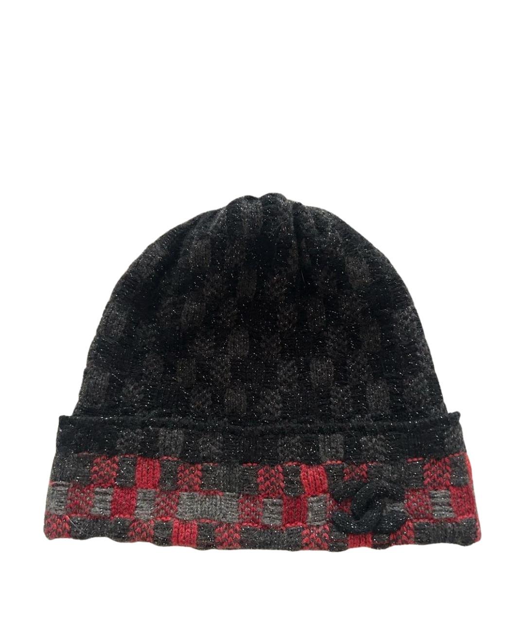 CHANEL Серая кашемировая шапка, фото 1