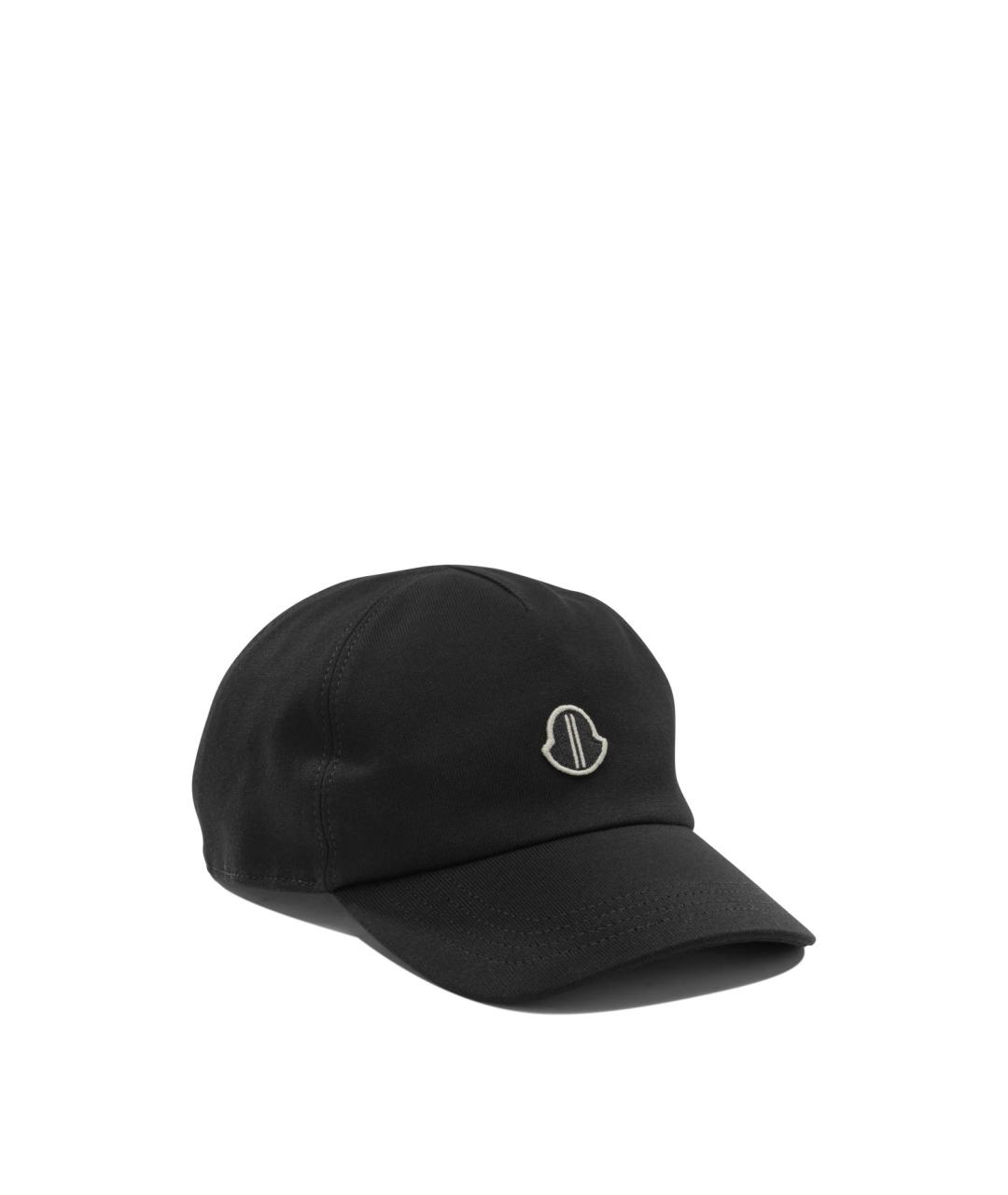 RICK OWENS Черная хлопковая кепка, фото 2