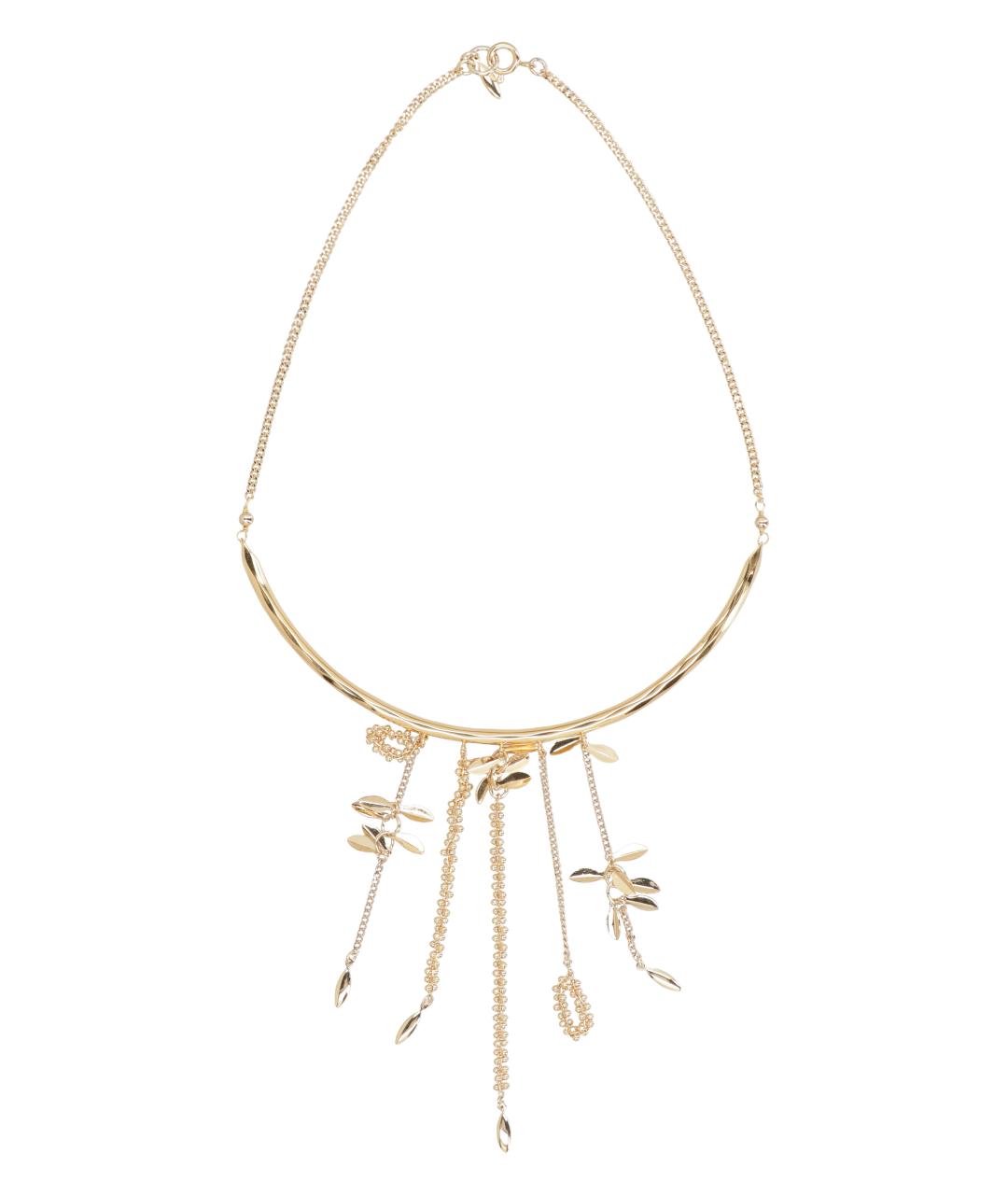 ISABEL MARANT Золотая металлическая цепочка, фото 3