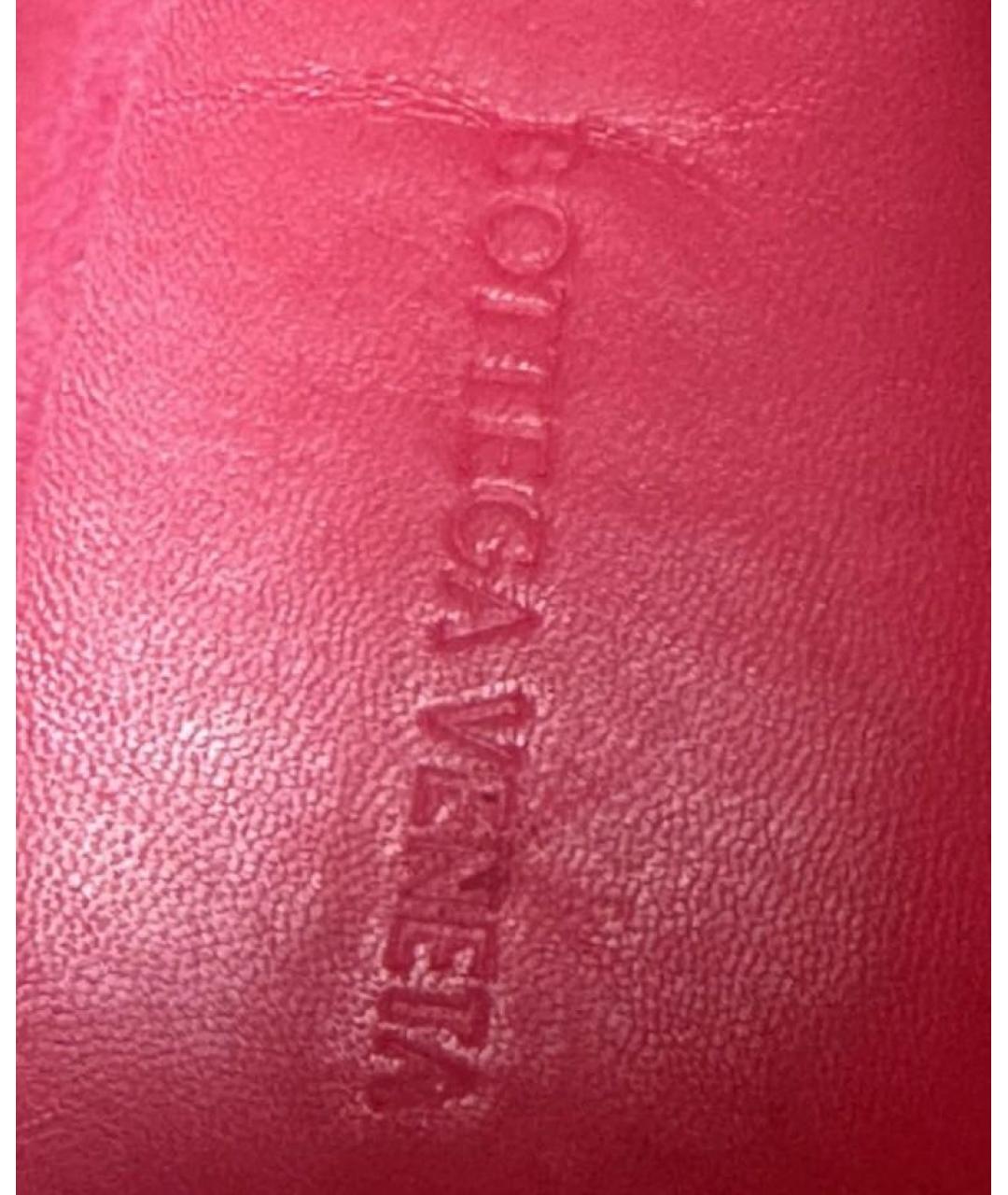 BOTTEGA VENETA Розовые резиновые полусапоги, фото 6