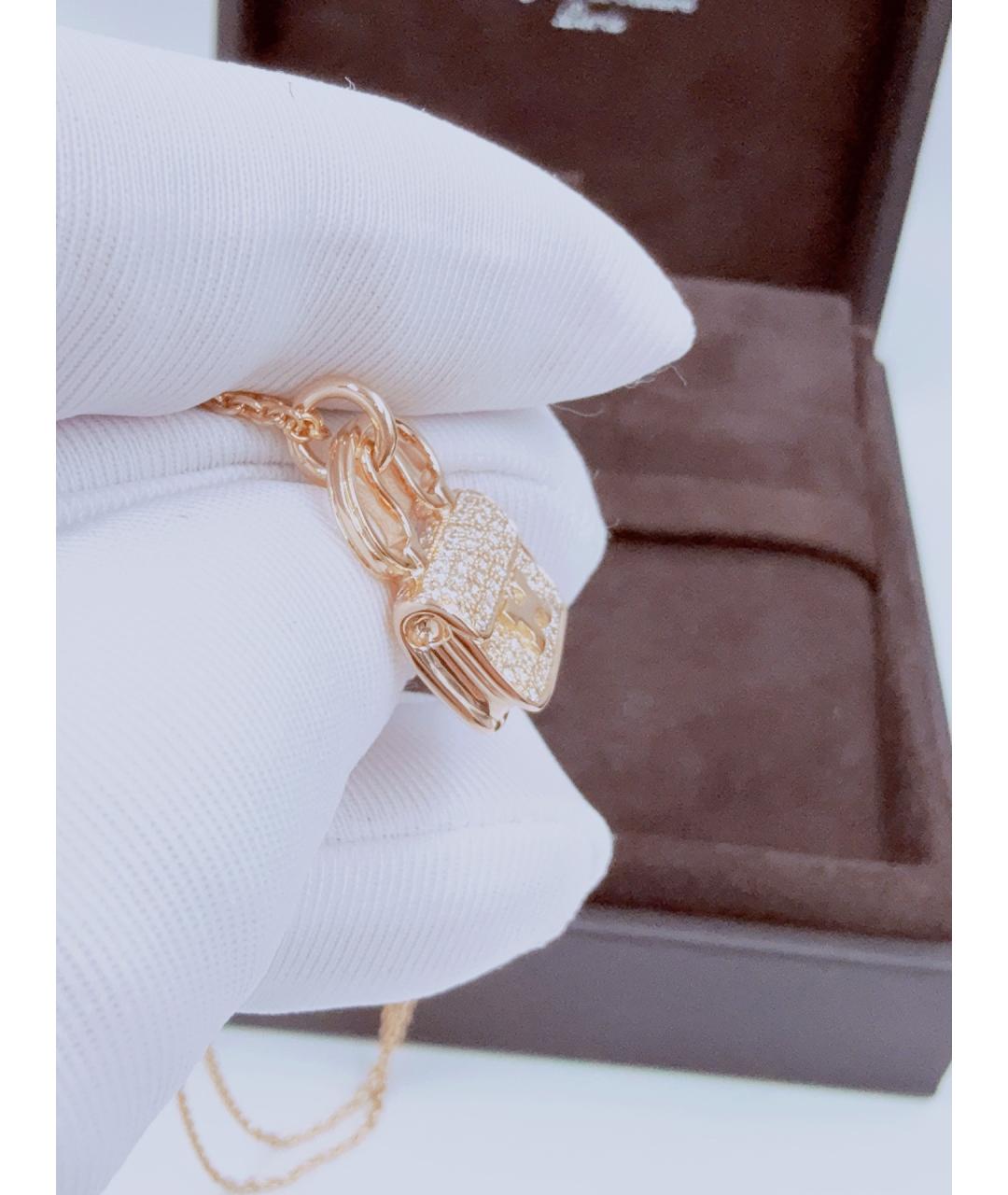 HERMES Золотая подвеска из розового золота, фото 6