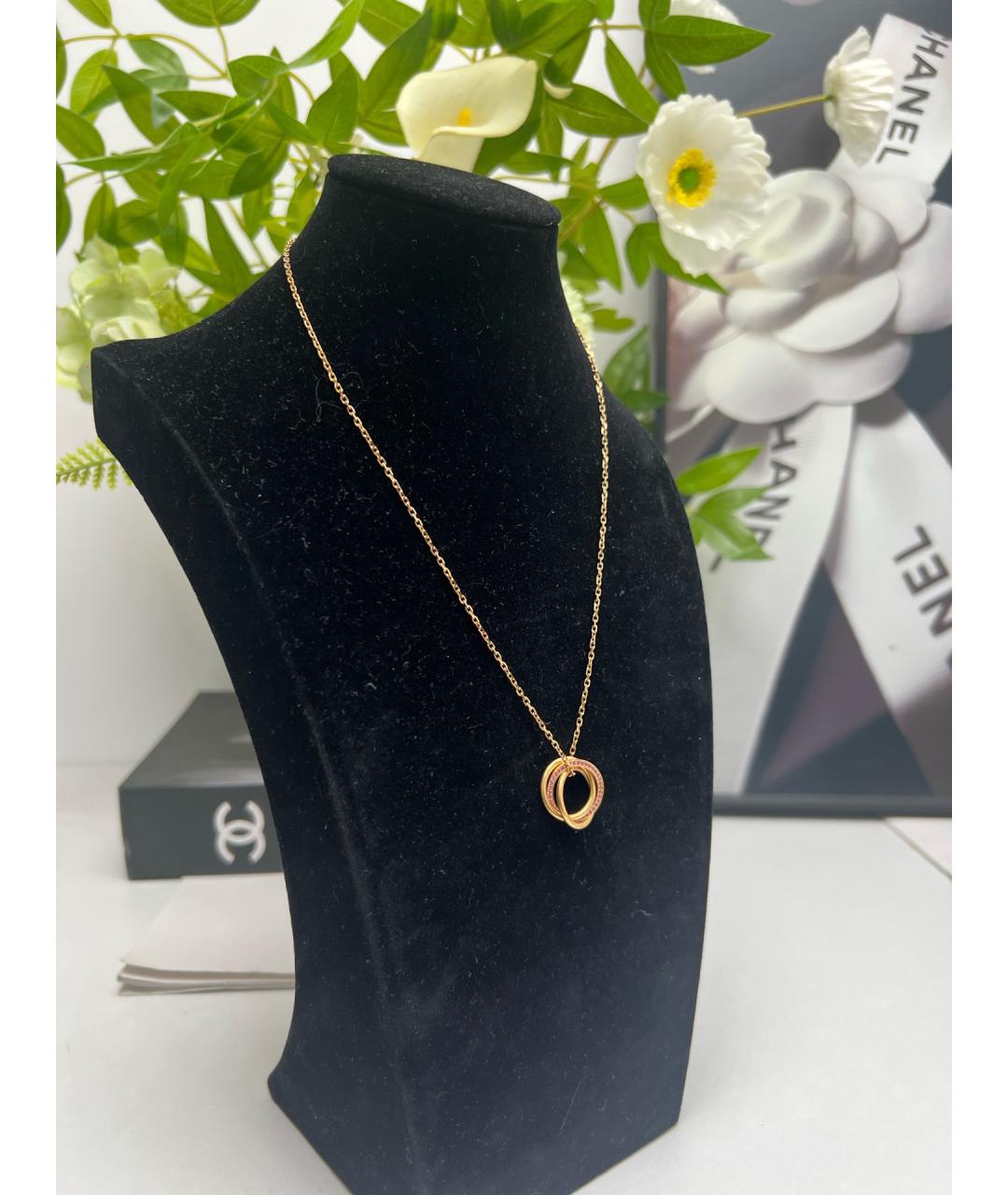 CARTIER Золотое колье из розового золота, фото 3
