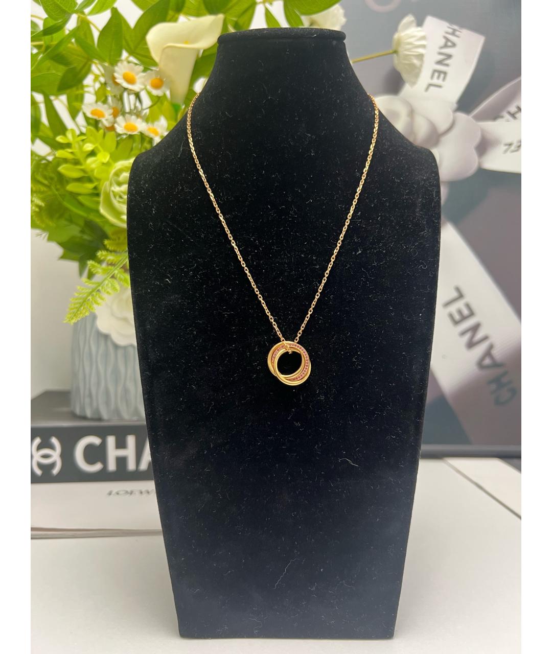 CARTIER Золотое колье из розового золота, фото 2