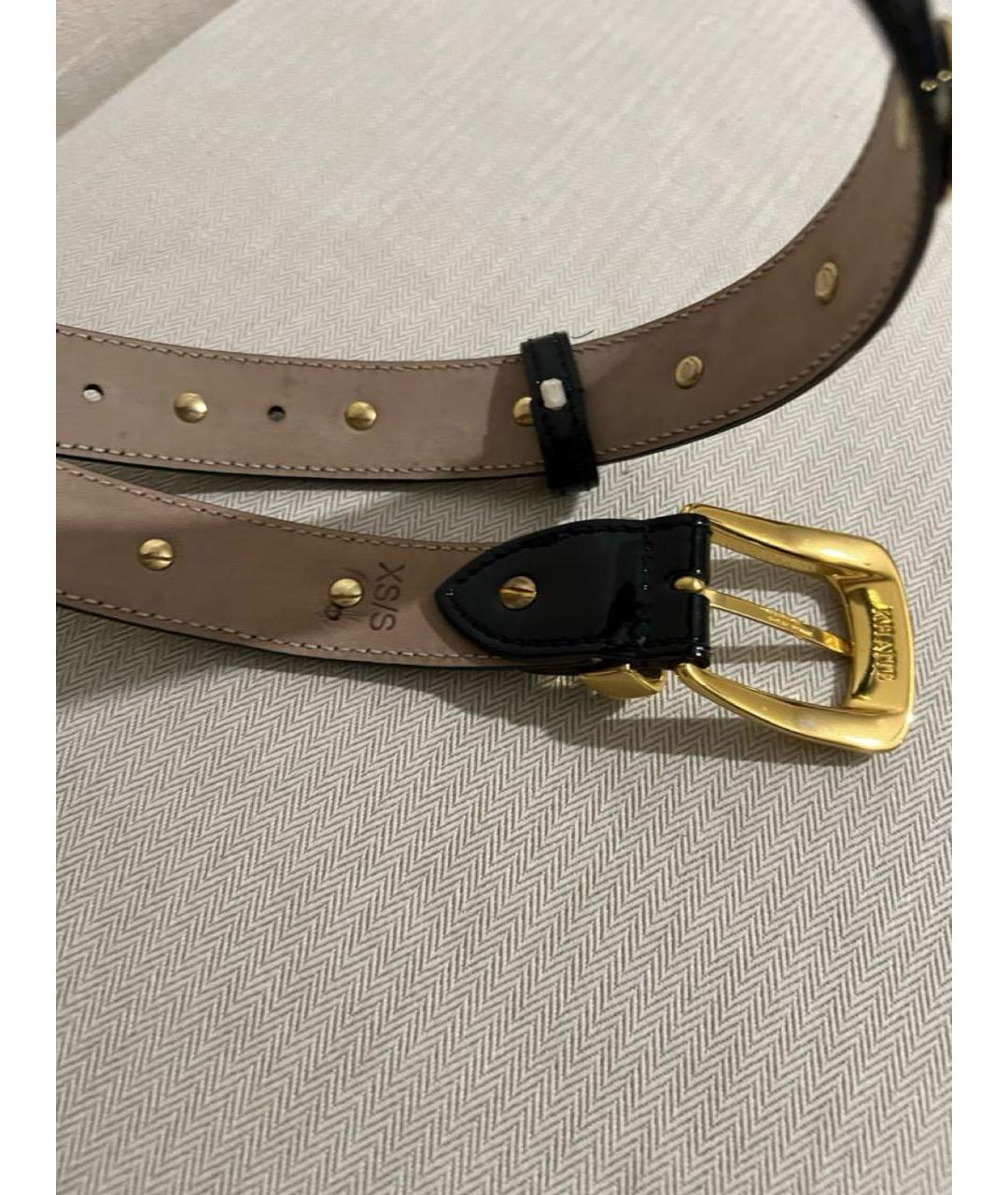 KHAITE Черный пелетеный ремень, фото 5