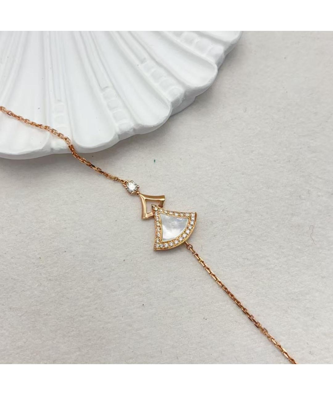 BVLGARI Золотая подвеска из розового золота, фото 3