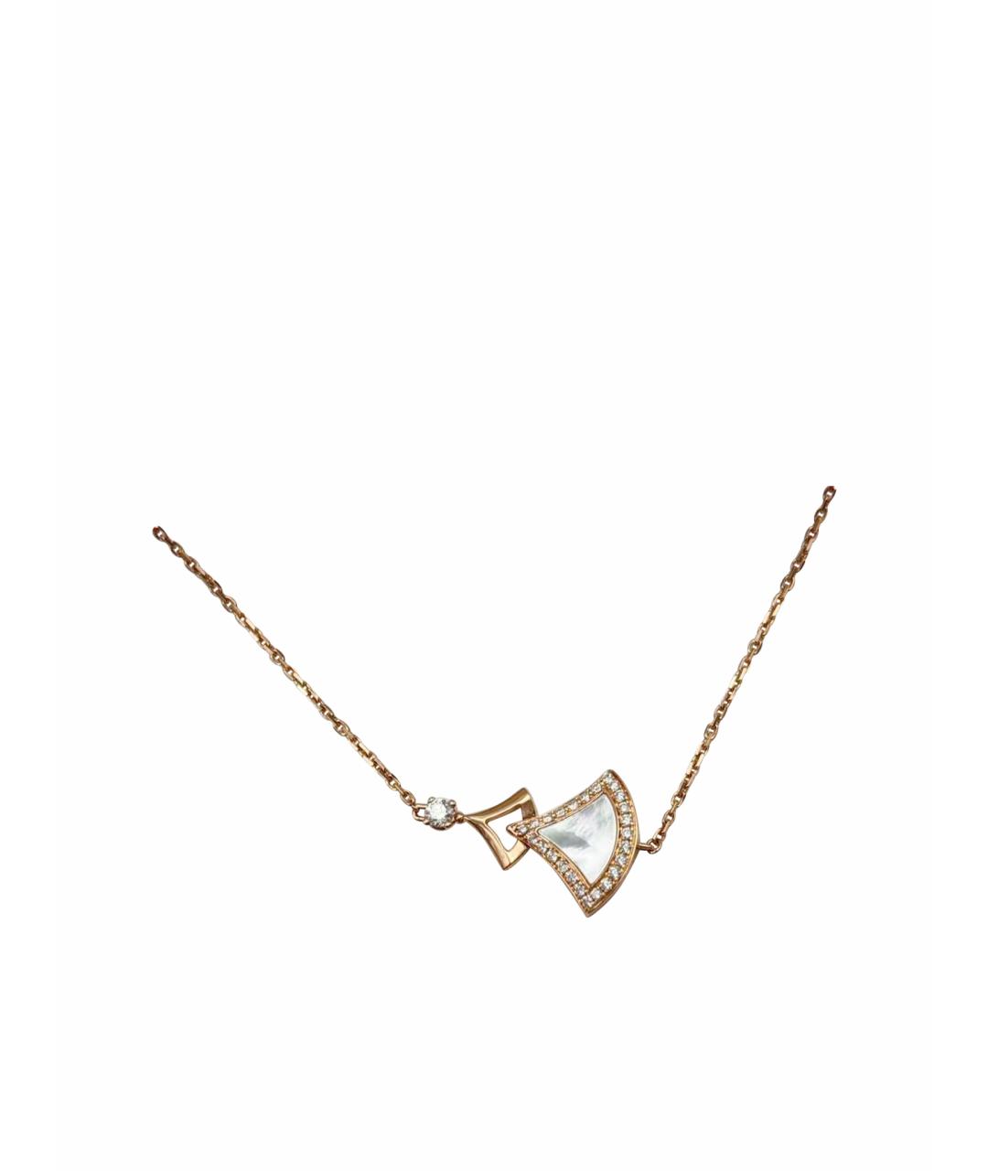 BVLGARI Золотая подвеска из розового золота, фото 1