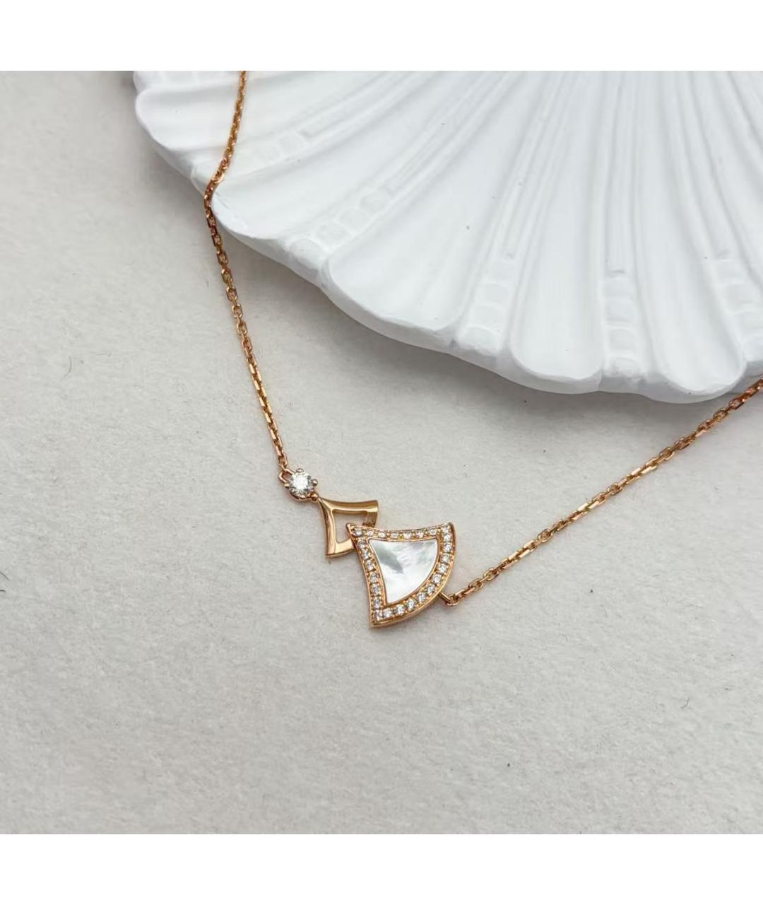 BVLGARI Золотая подвеска из розового золота, фото 6