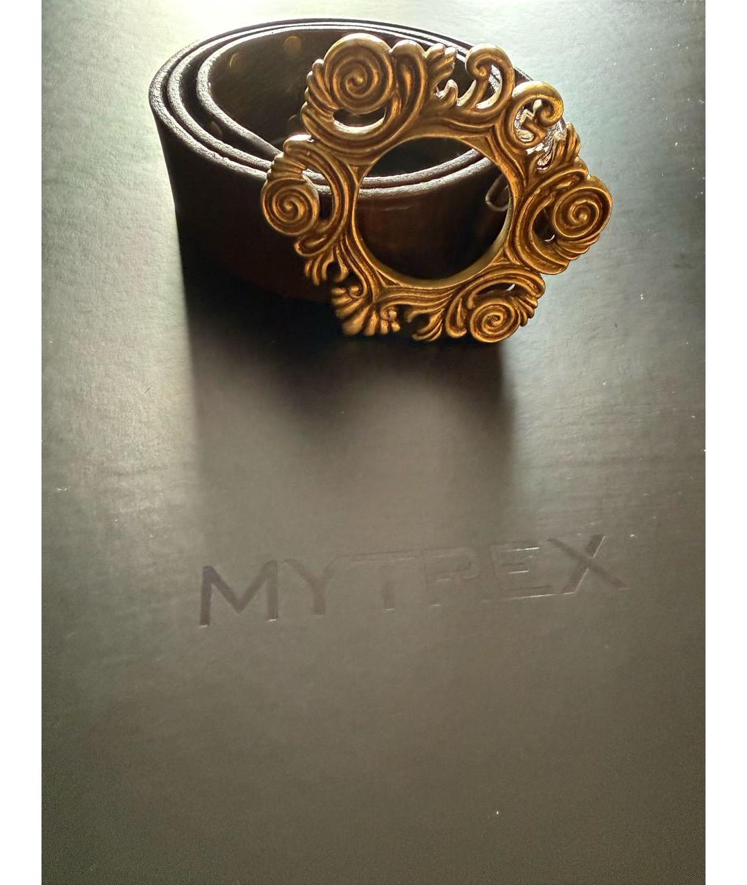 DOLCE&GABBANA Коричневый кожаный ремень, фото 9