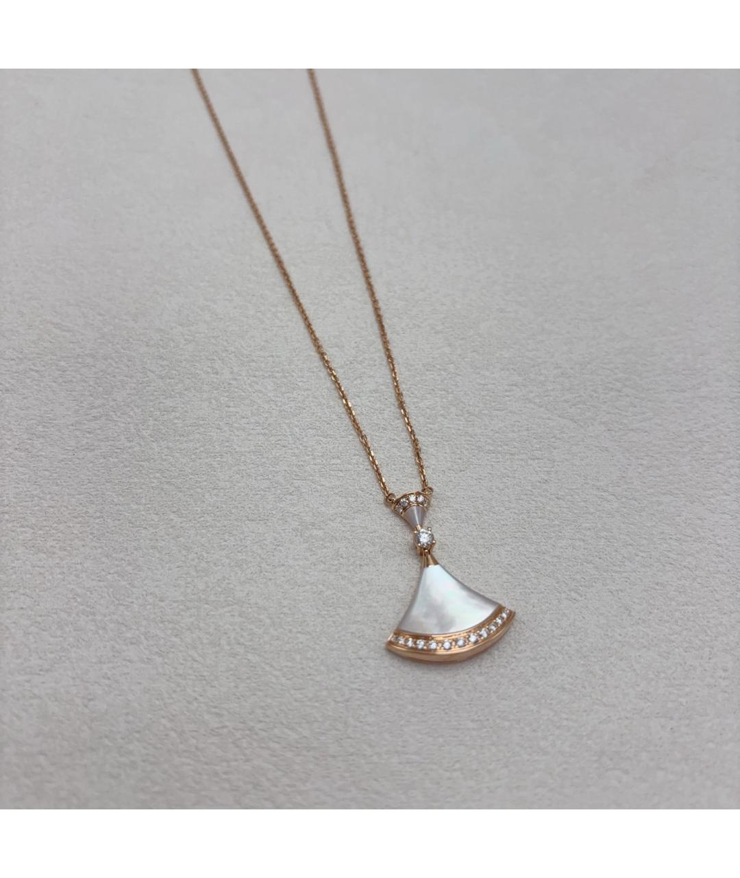 BVLGARI Золотая подвеска из розового золота, фото 2