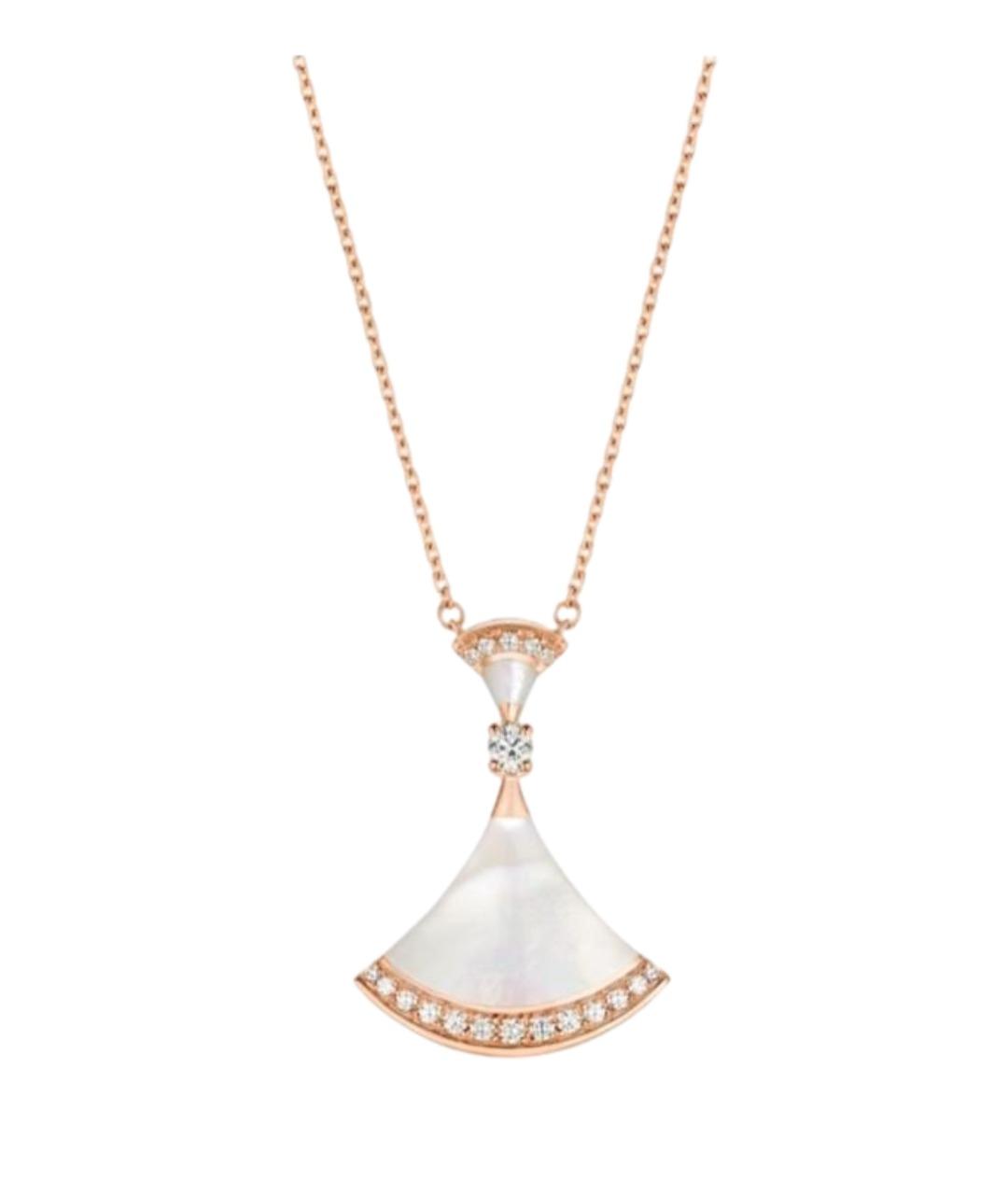 BVLGARI Золотая подвеска из розового золота, фото 1