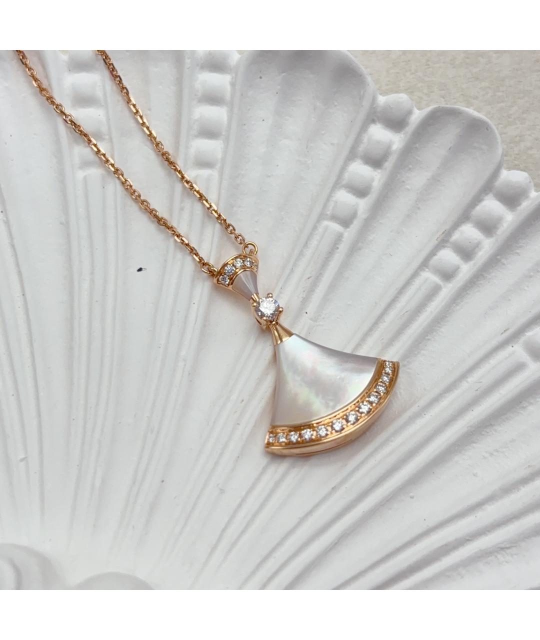 BVLGARI Золотая подвеска из розового золота, фото 4