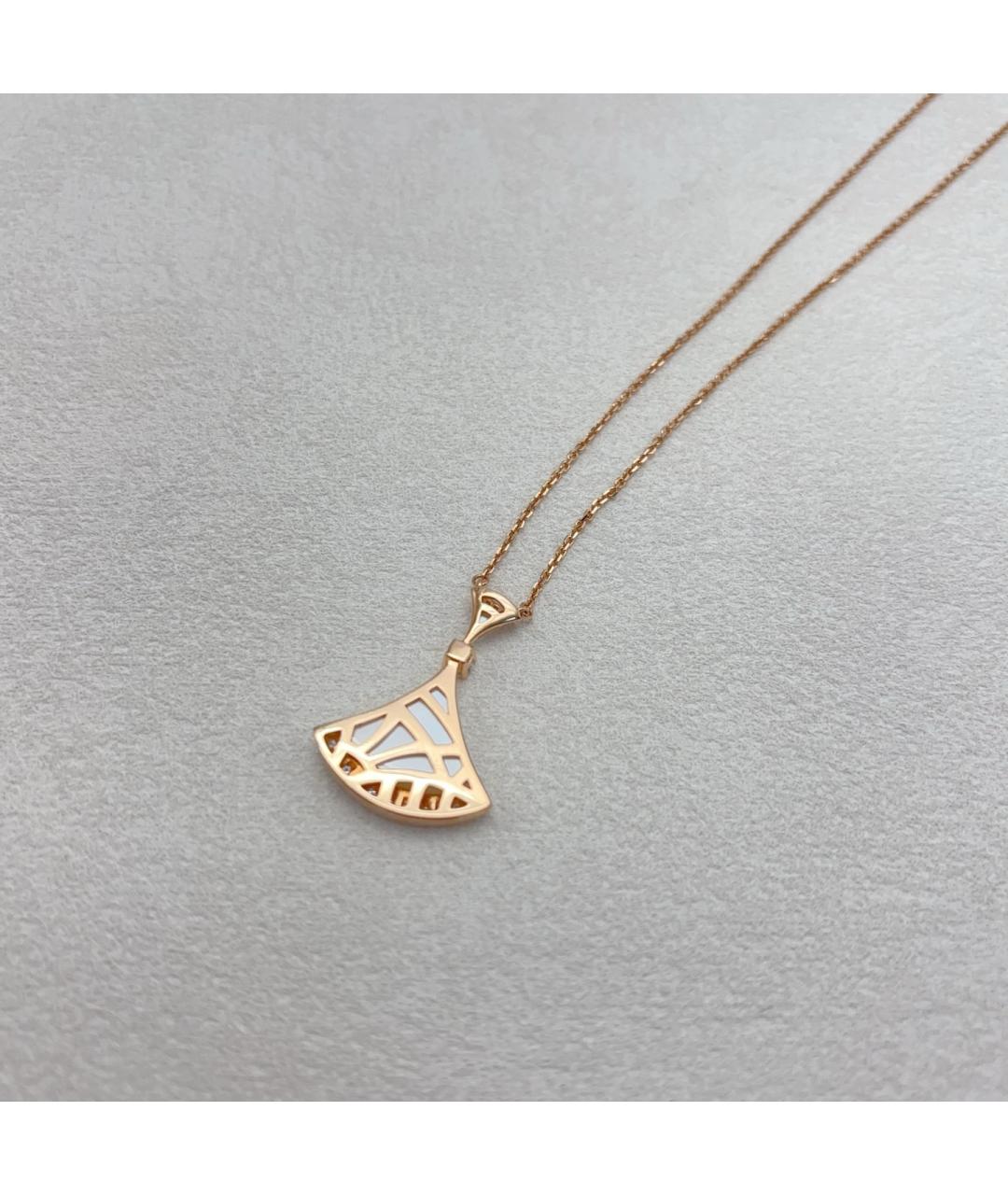 BVLGARI Золотая подвеска из розового золота, фото 5