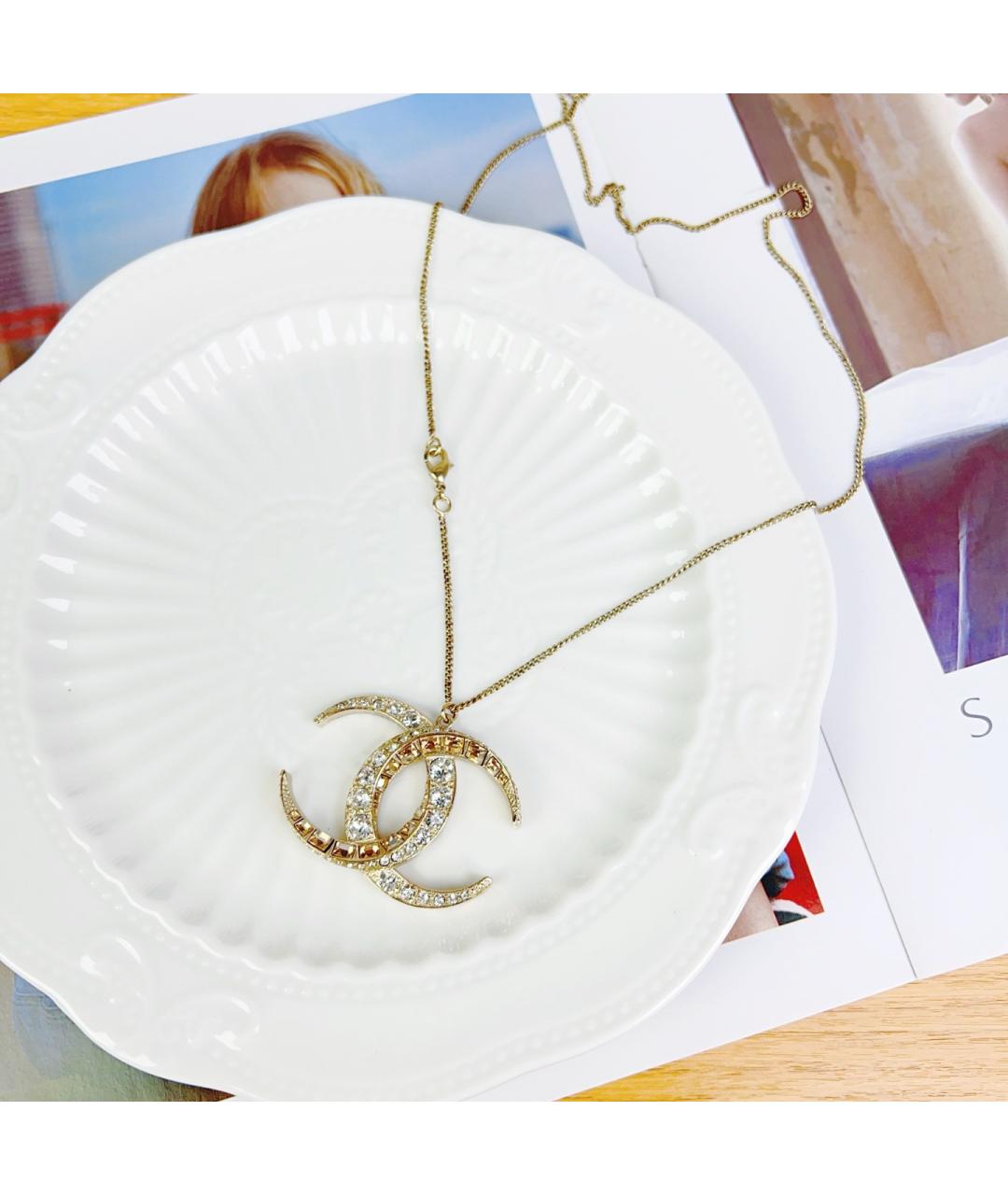 CHANEL Золотое колье, фото 2