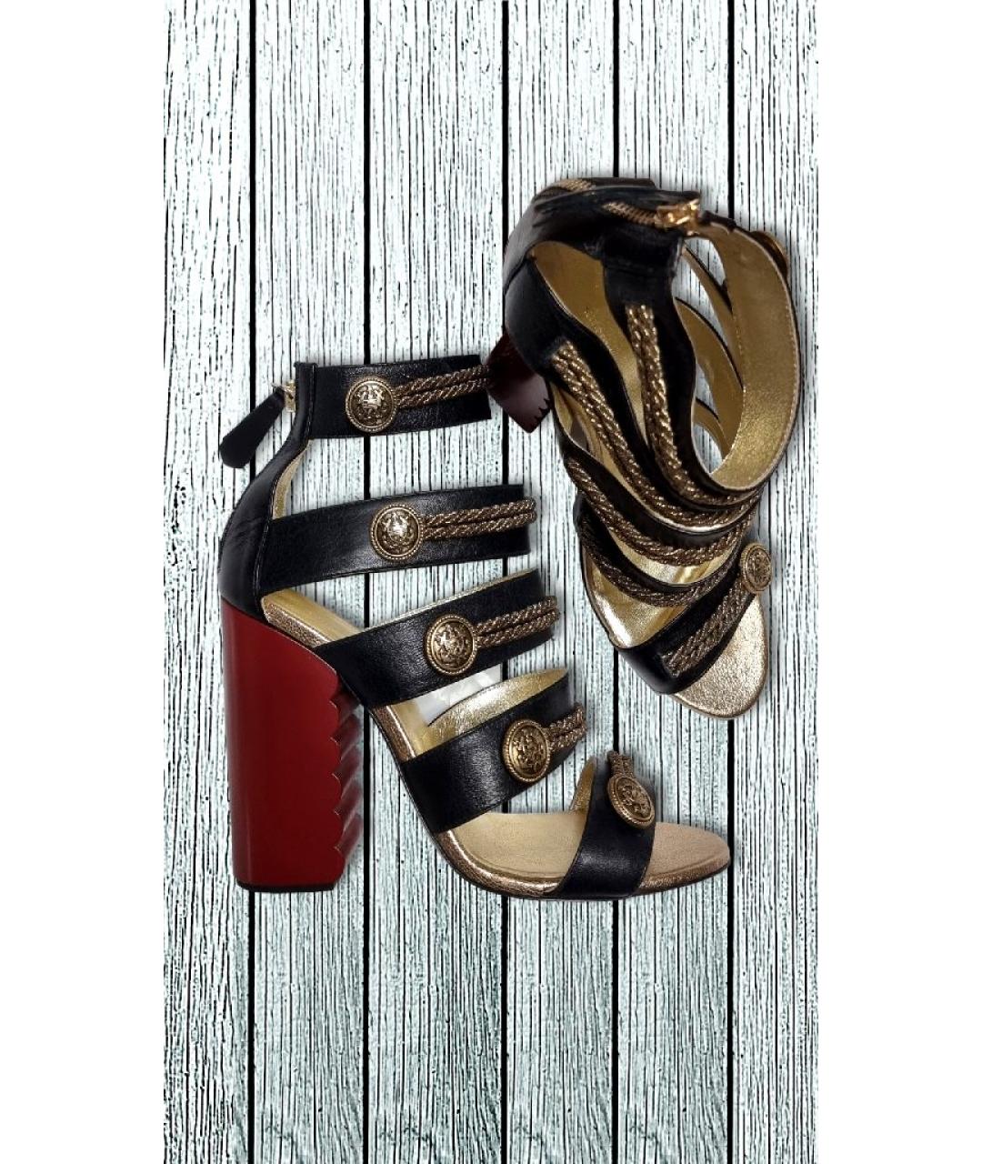 TOMMY HILFIGER Мульти кожаные босоножки, фото 10