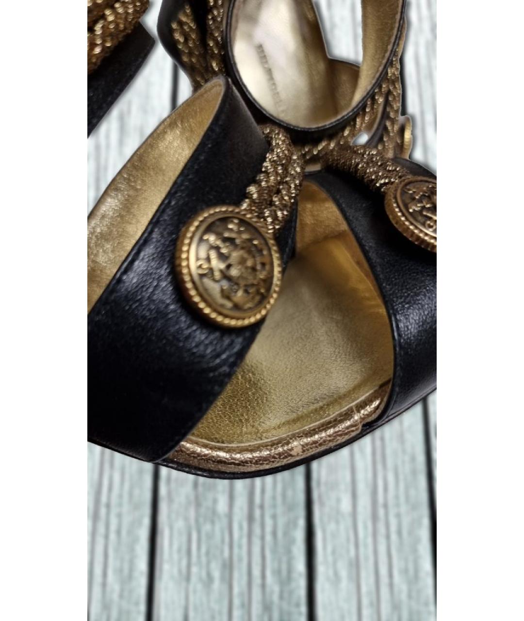 TOMMY HILFIGER Мульти кожаные босоножки, фото 6