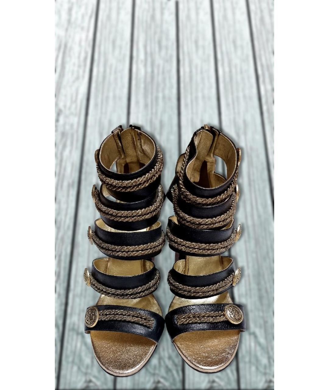 TOMMY HILFIGER Мульти кожаные босоножки, фото 3