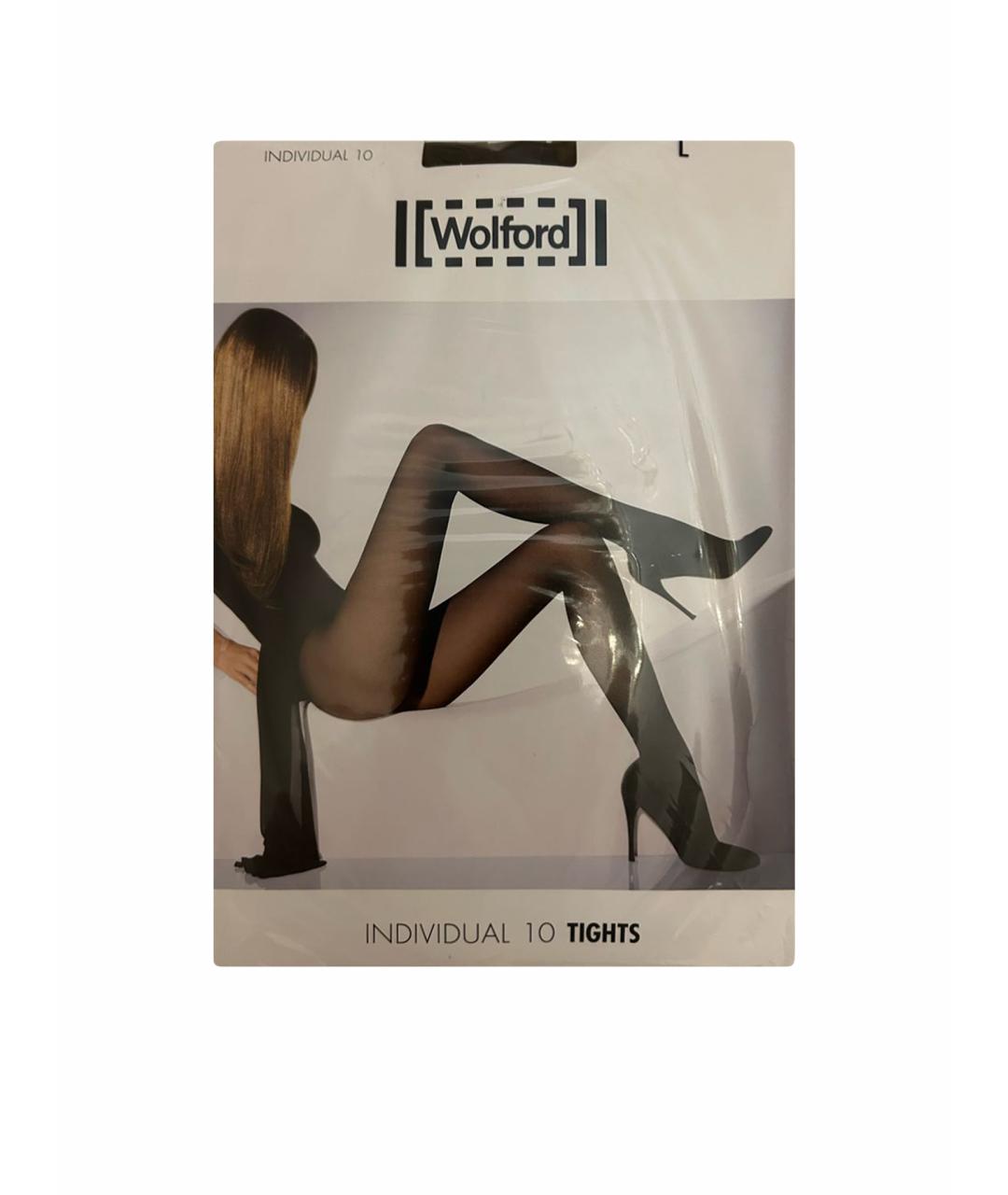 WOLFORD Коричневые носки, чулки и колготы, фото 1