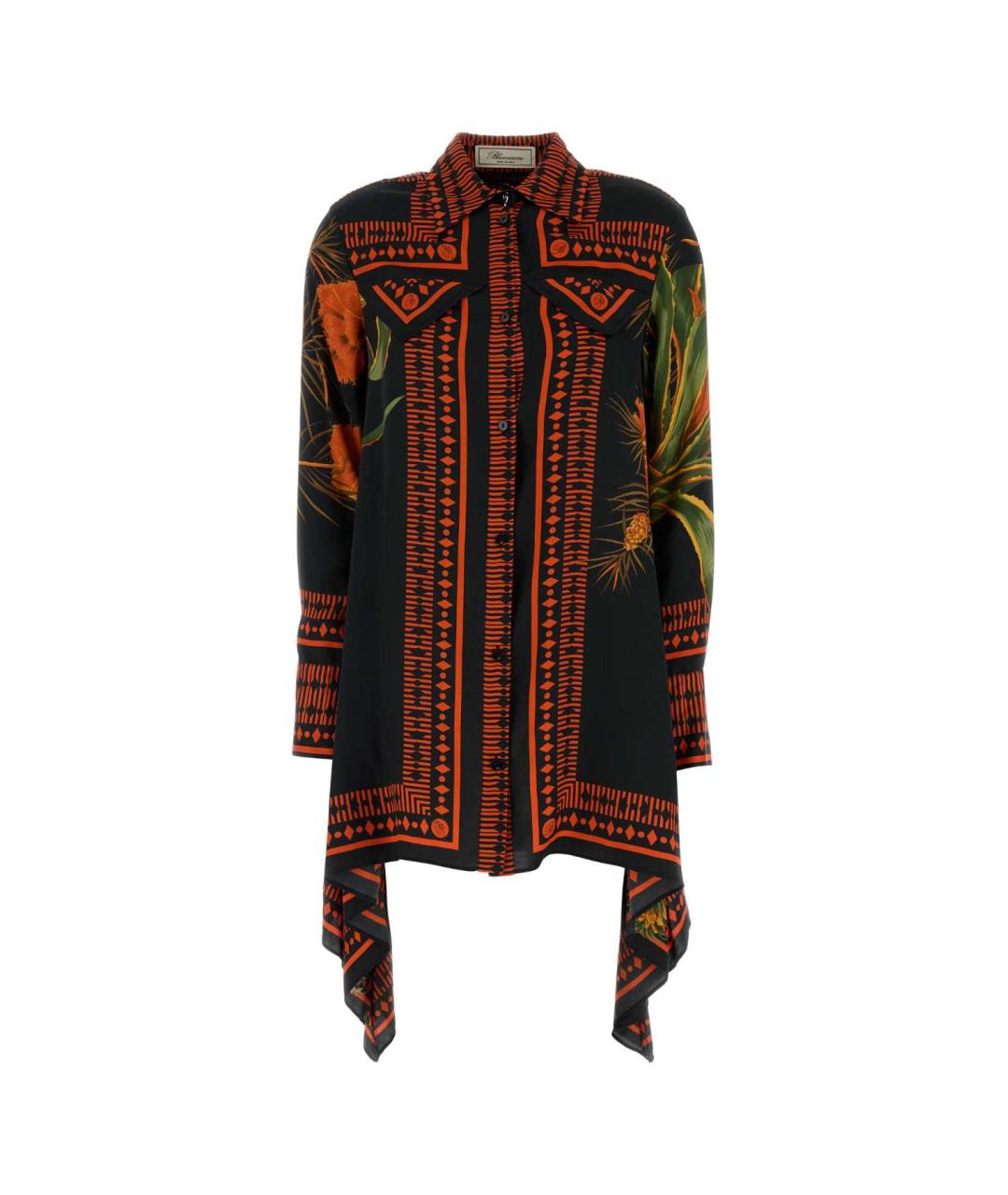 BLUMARINE Мульти вискозное коктейльное платье, фото 1