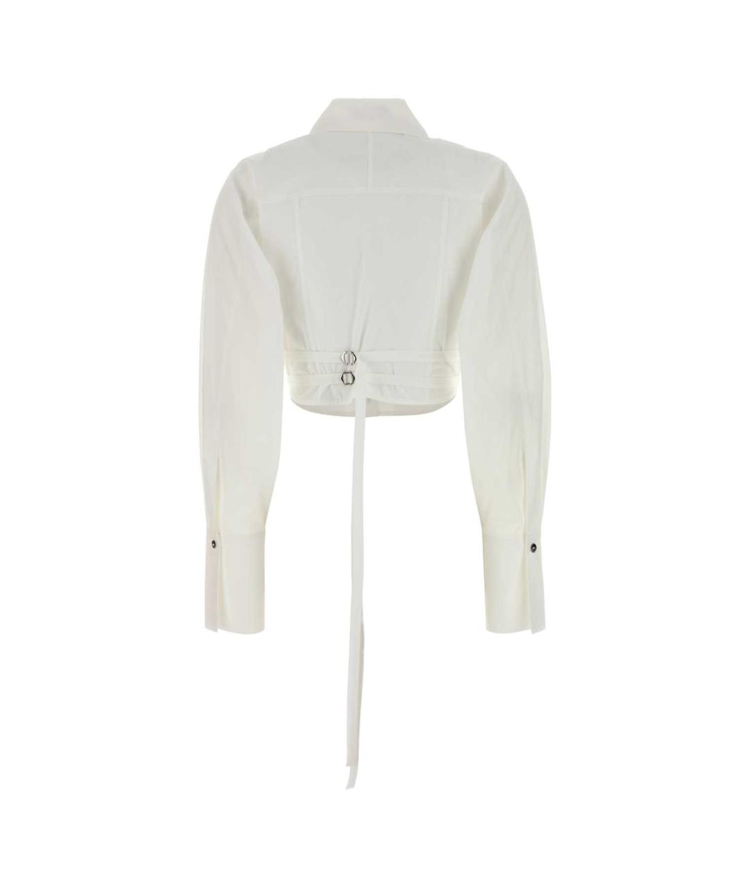 BLUMARINE Белая хлопковая рубашка, фото 2