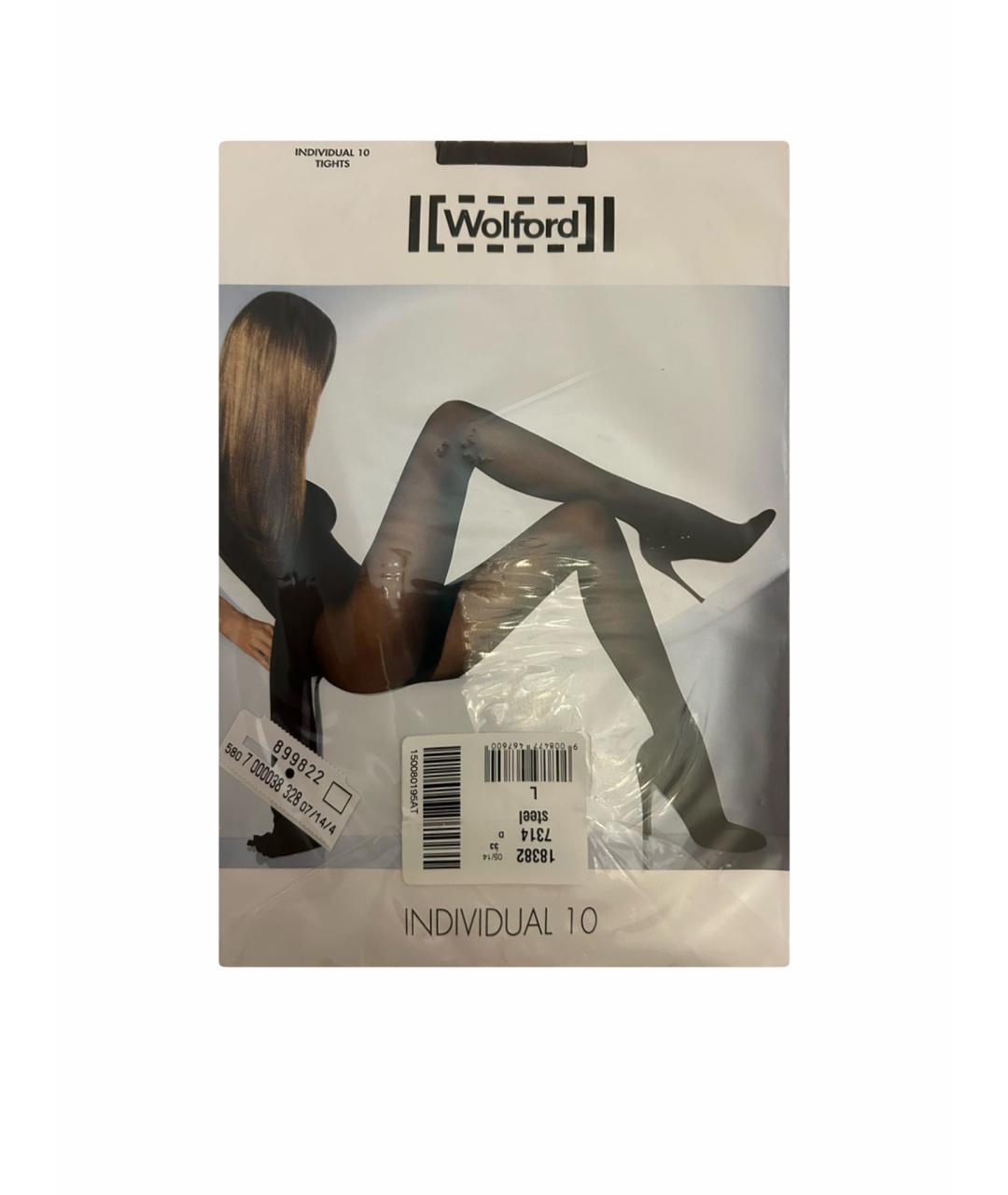 WOLFORD Серые носки, чулки и колготы, фото 1