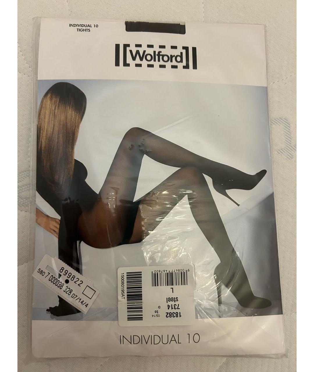 WOLFORD Серые носки, чулки и колготы, фото 3