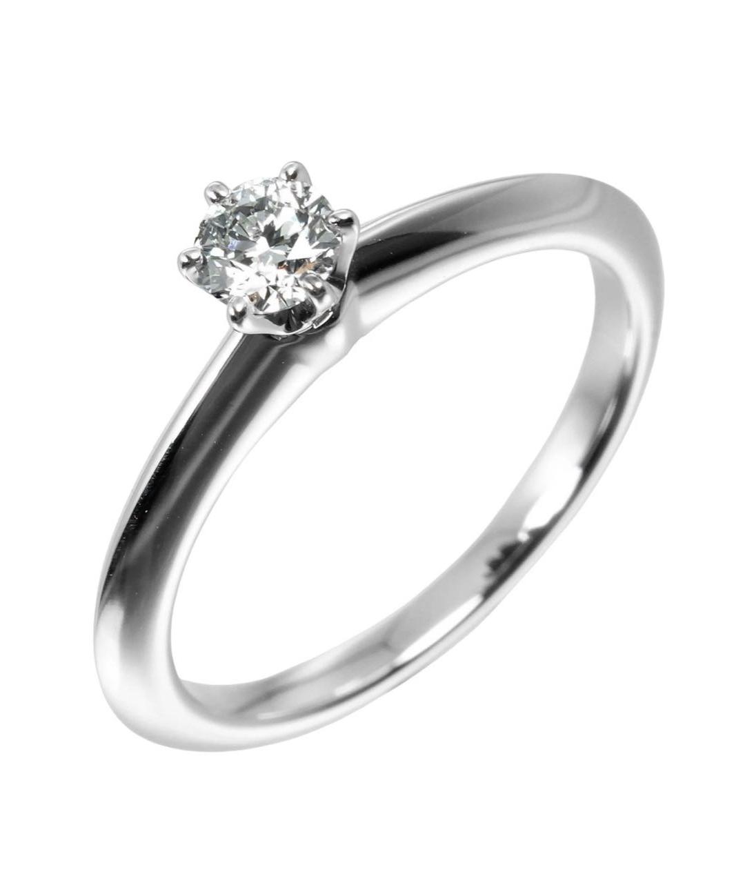 TIFFANY&CO Серебряное платиновое кольцо, фото 1