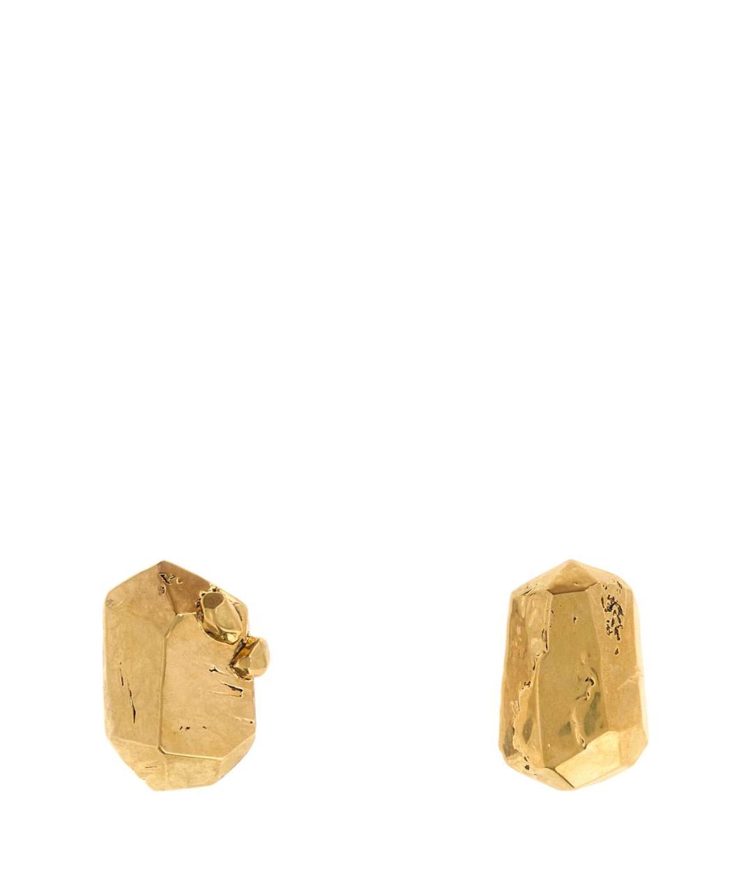 SAINT LAURENT Золотые металлические серьги, фото 1