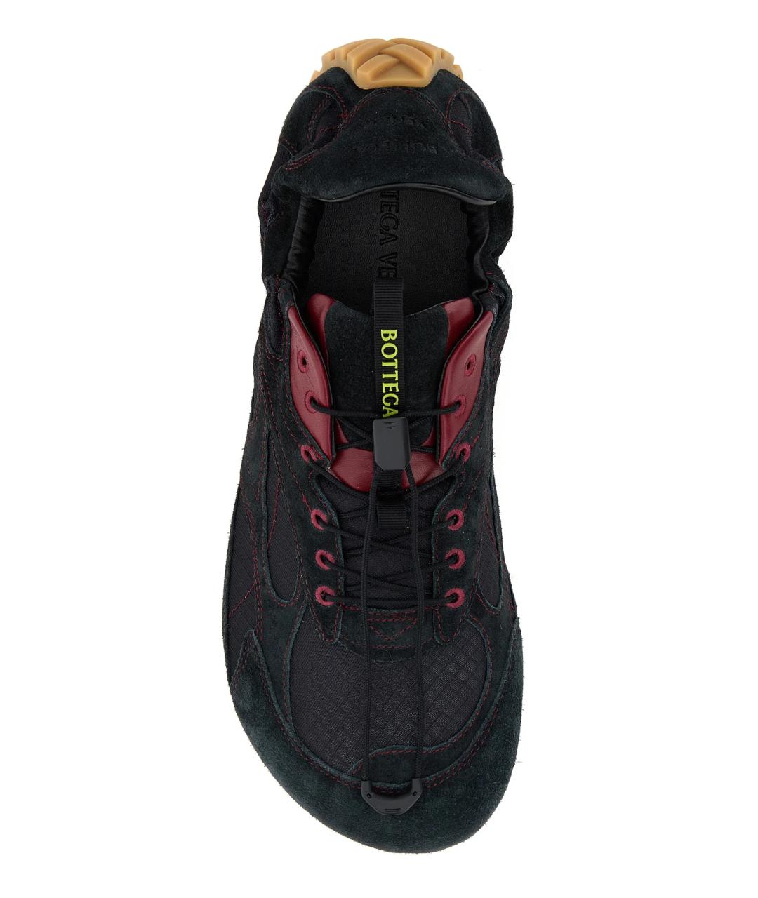 BOTTEGA VENETA Черные замшевые низкие кроссовки / кеды, фото 4