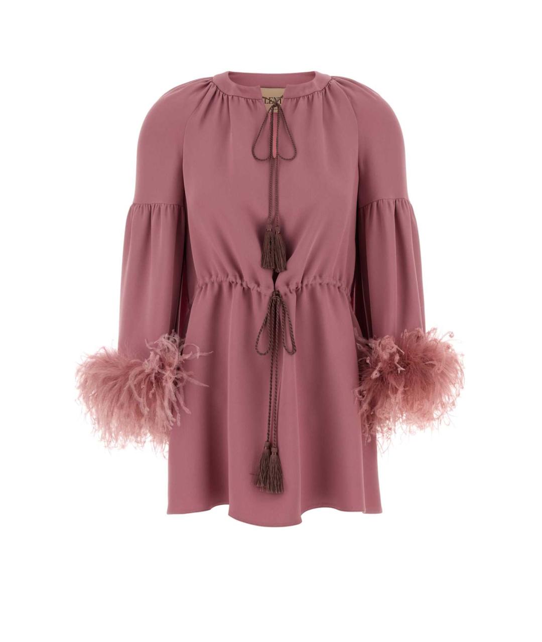 VALENTINO Розовая шелковая блузы, фото 1