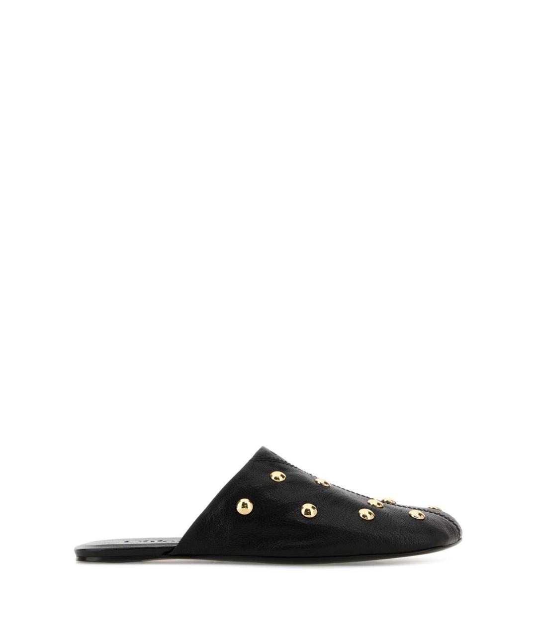 CHLOE Черные кожаные мюли, фото 1
