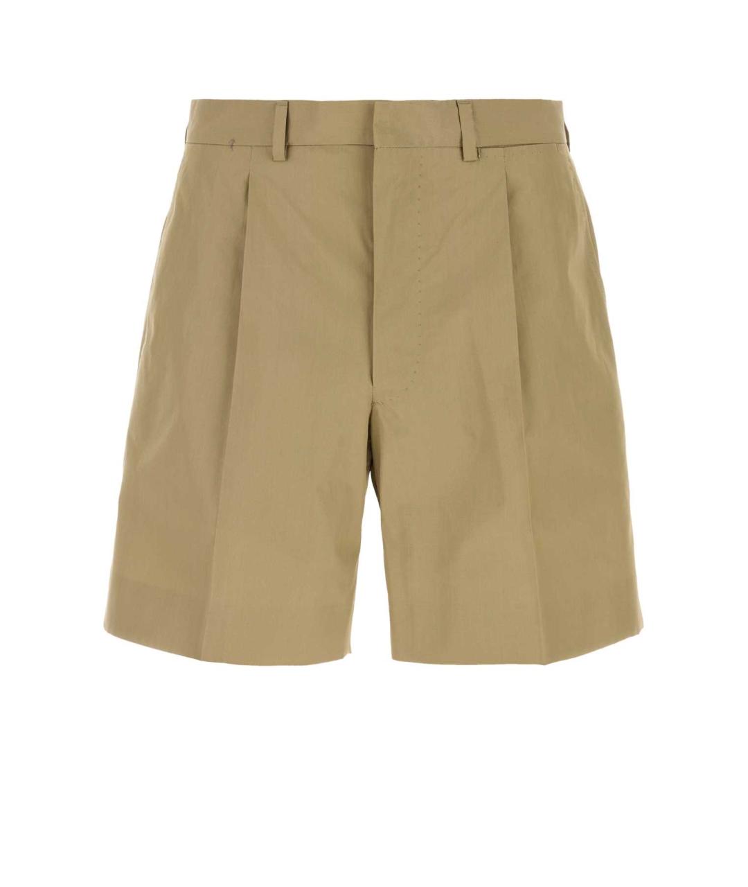 PRADA Бежевые хлопковые шорты, фото 1
