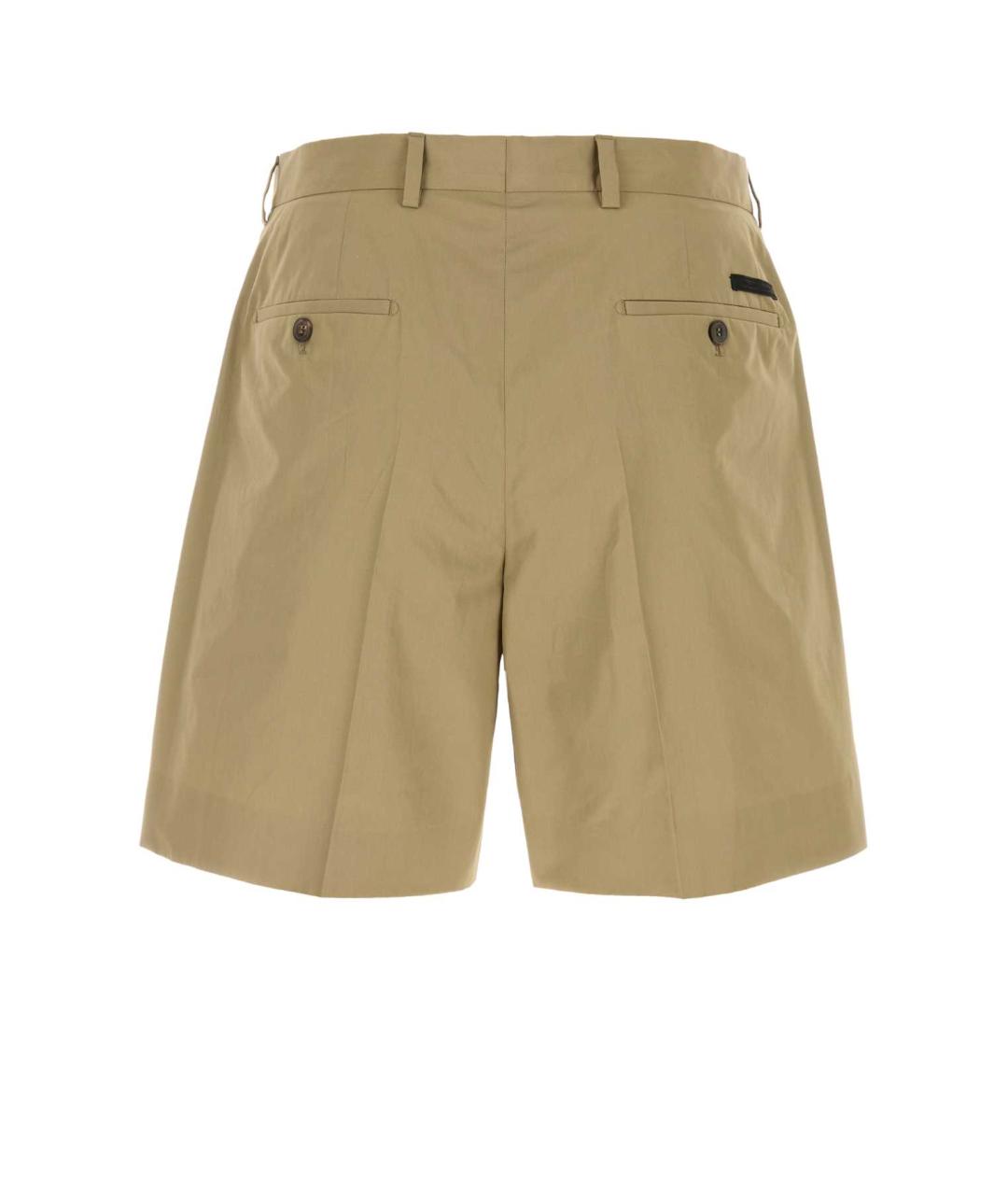 PRADA Бежевые хлопковые шорты, фото 2