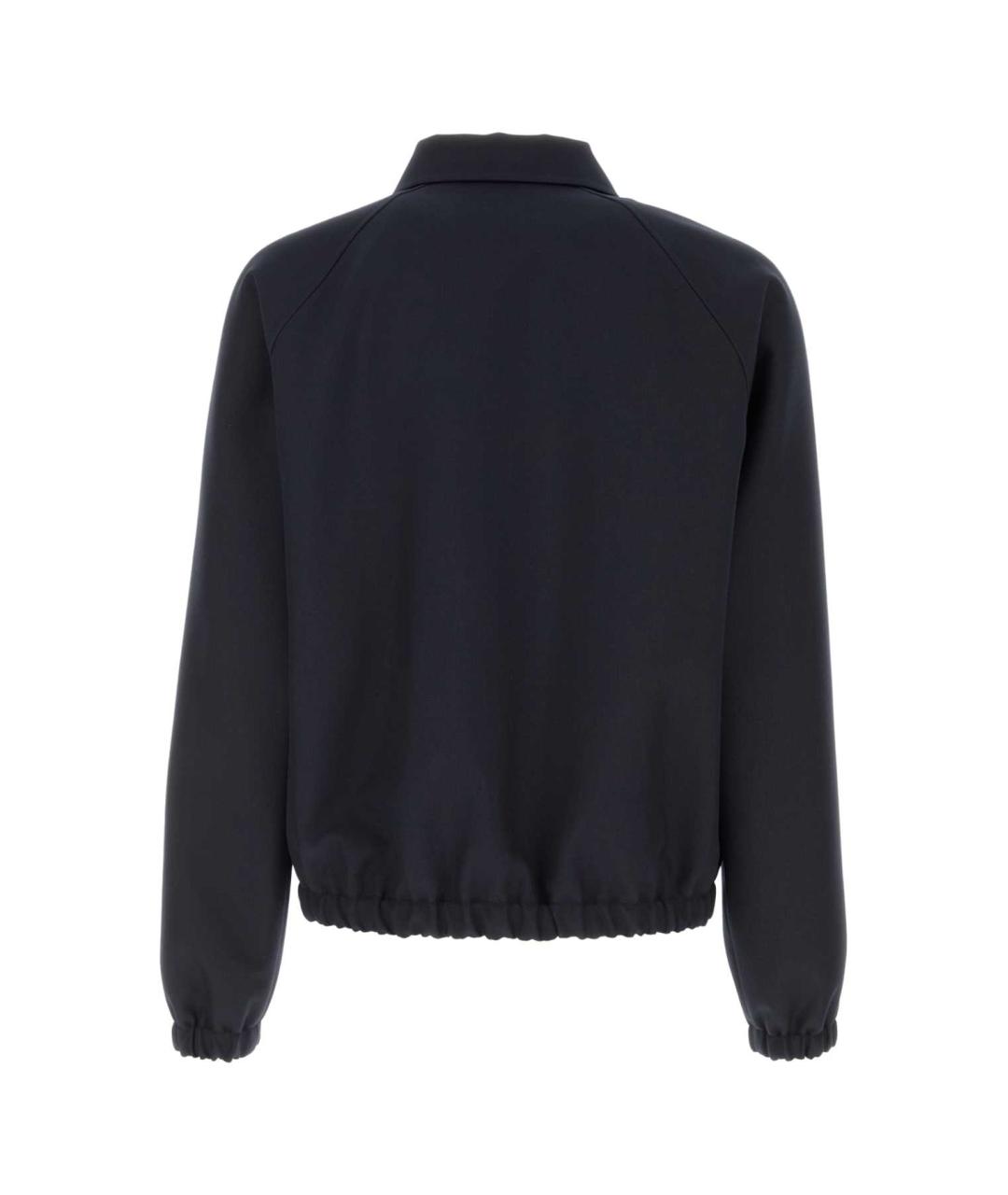 VALENTINO Синяя полиэстеровая куртка, фото 2