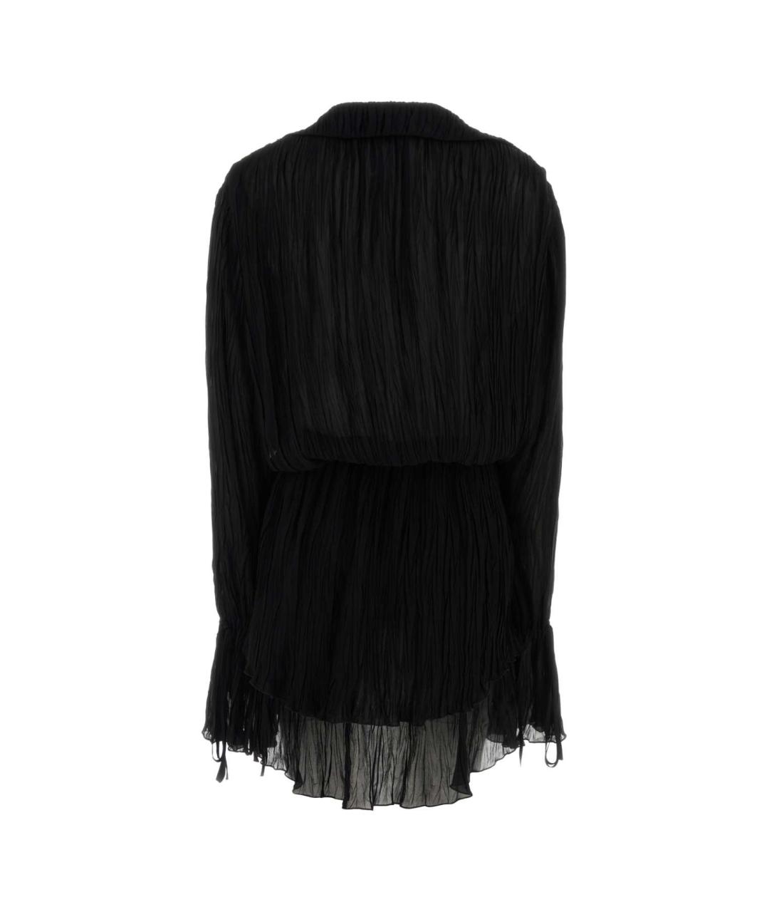 BLUMARINE Черное вискозное коктейльное платье, фото 2