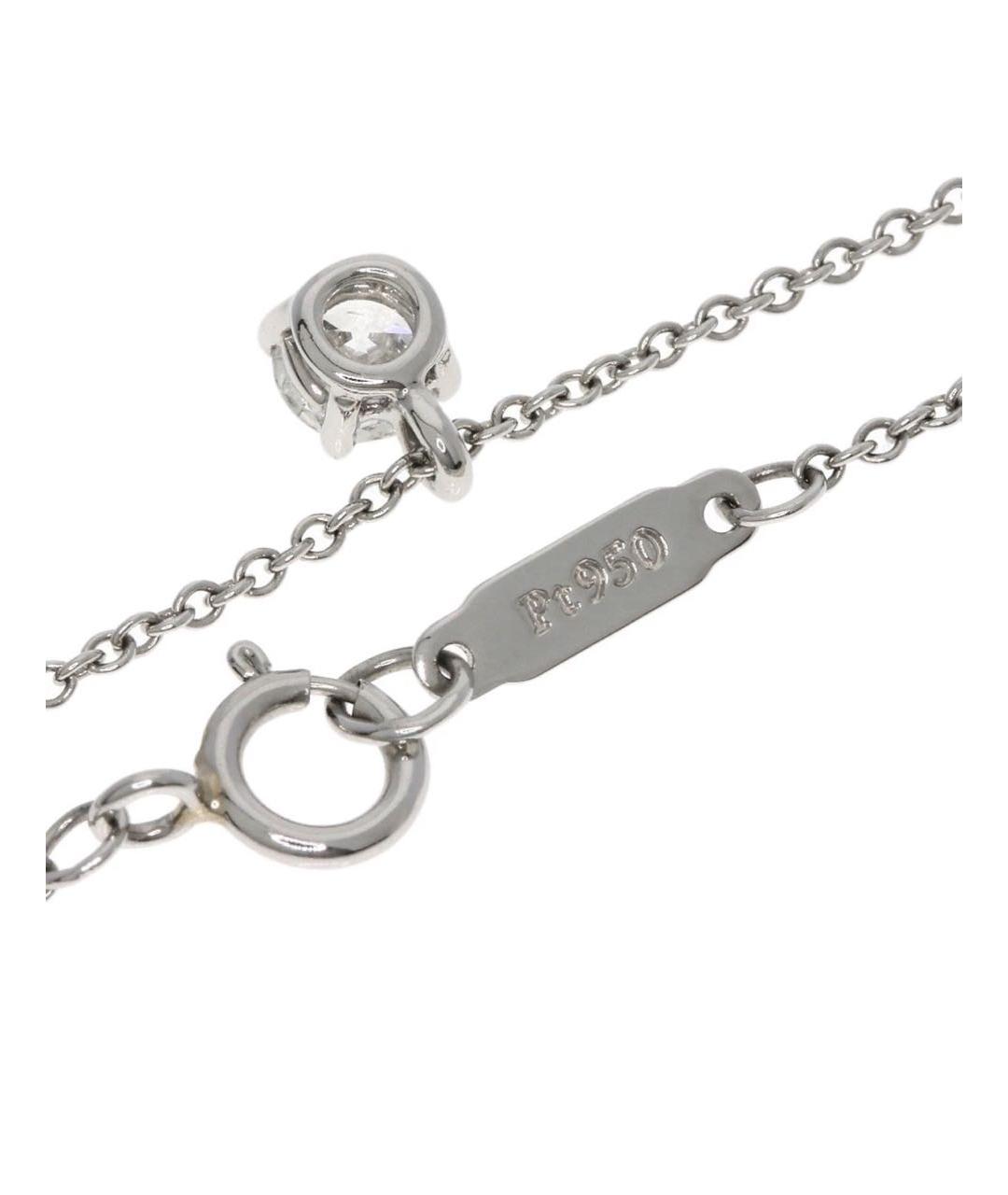 TIFFANY&CO Серебряное платиновое колье, фото 3